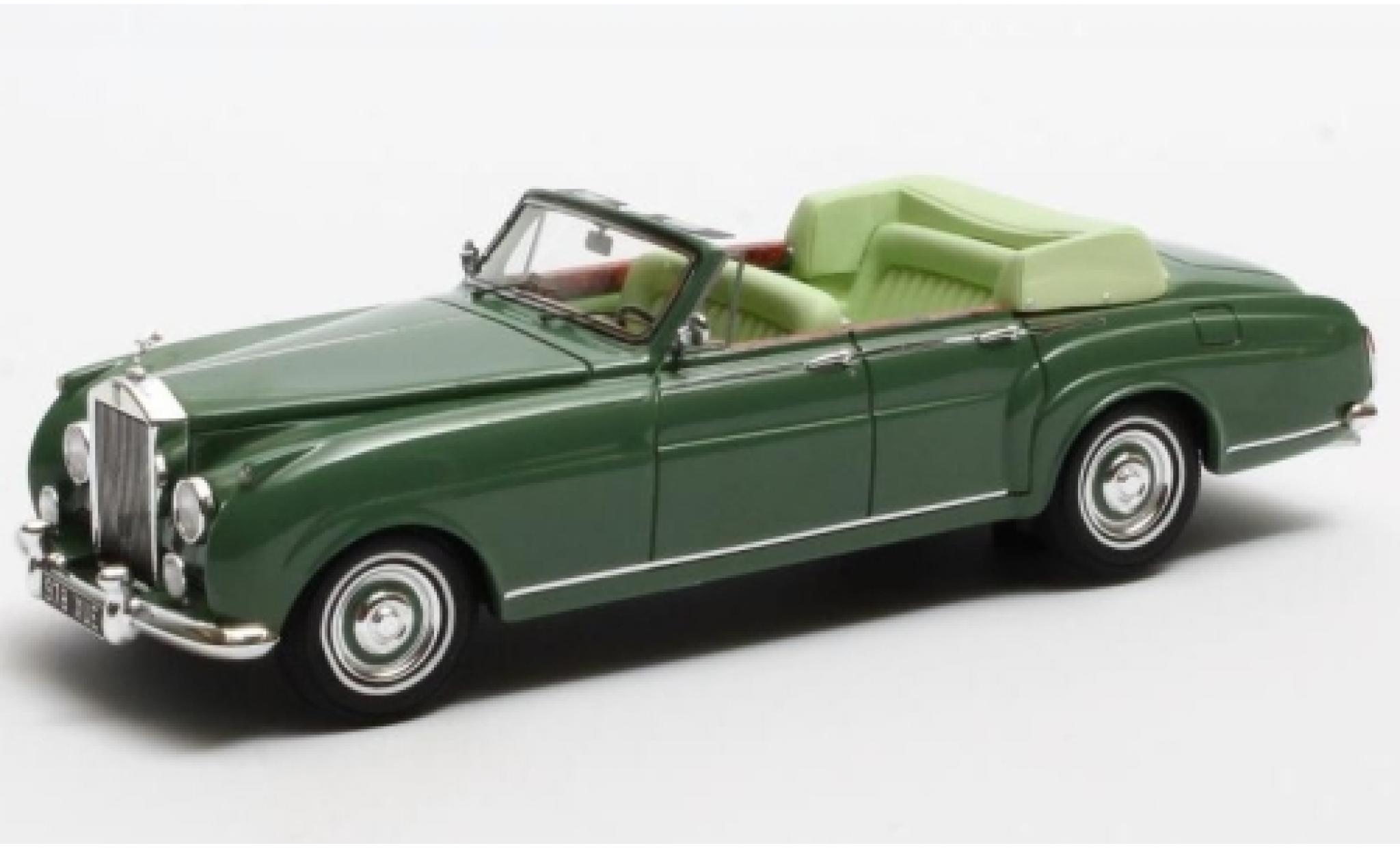 Rolls Royce Silver Cloud 1/43 Matrix H.J.Mulliner 4-Door Cabriolet groen 1962 LLCB15 modelauto
