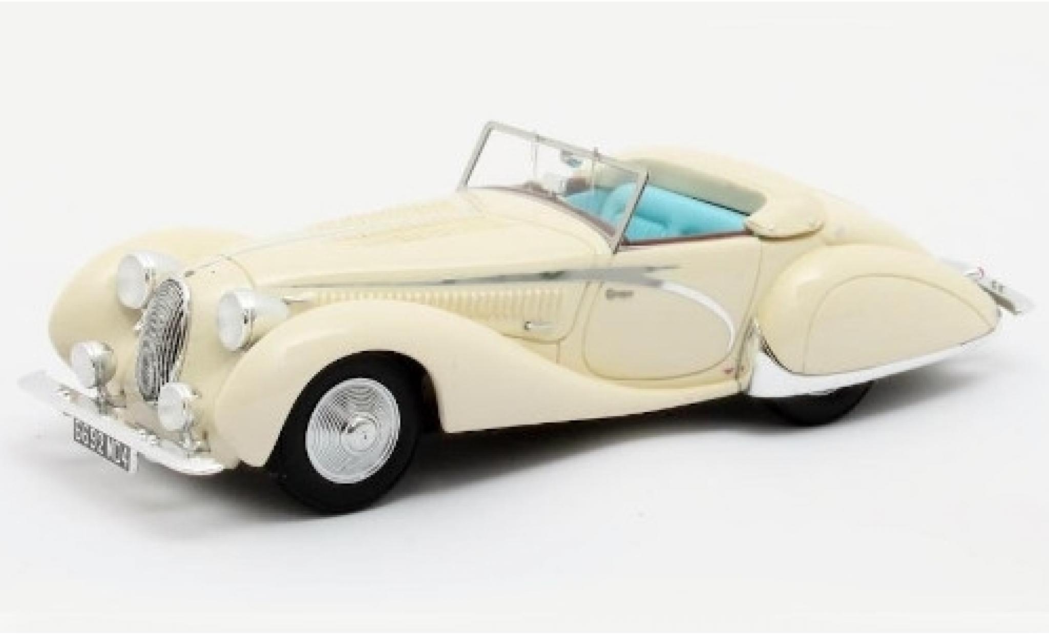 Talbot Lago 1/43 Matrix T150C Cabriolet Figoni & Falaschi wit RHD 1936 #90111 modelauto