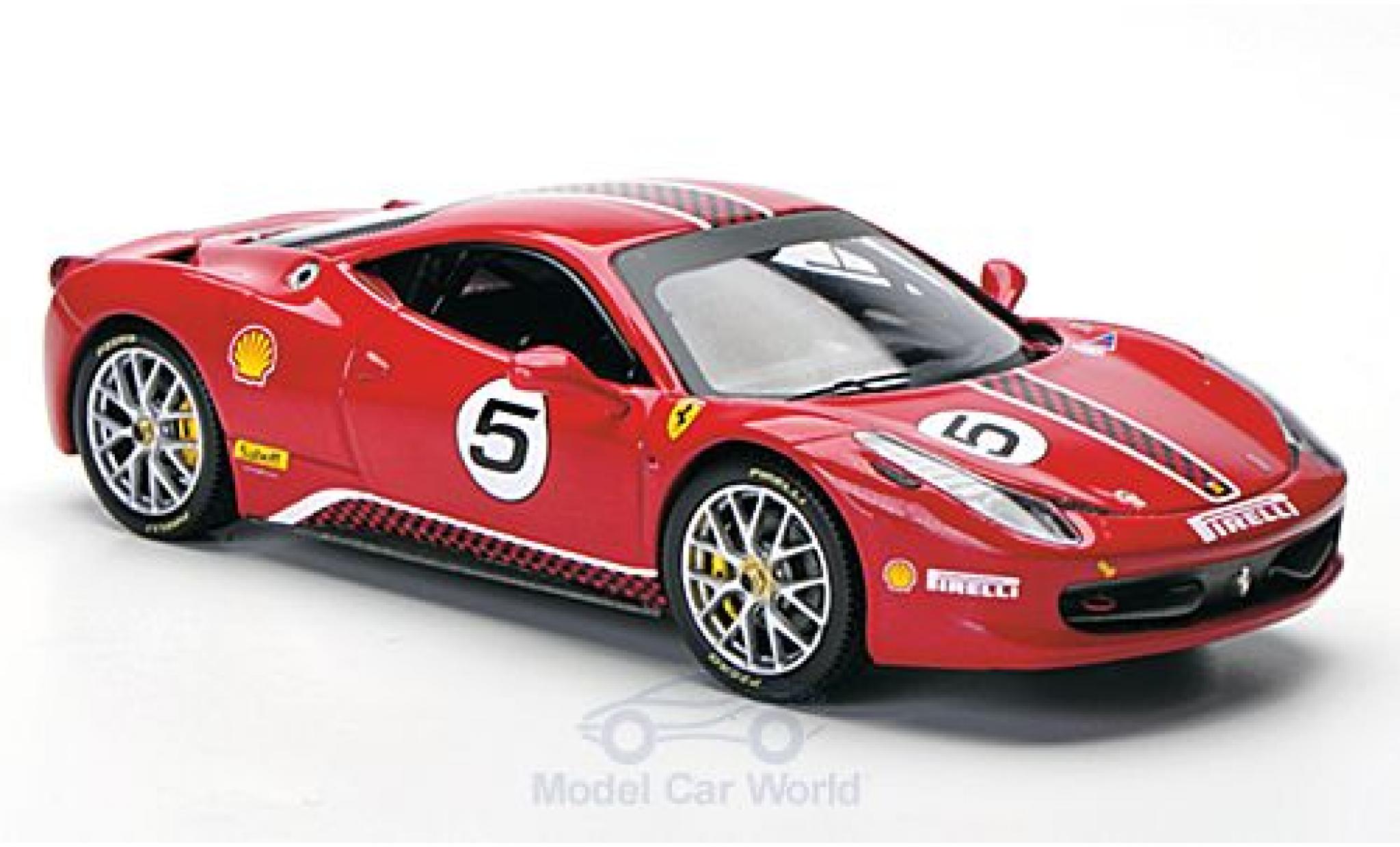 Ferrari 458 Challenge 1/43 Hot Wheels Elite Challenge No.5 modelauto