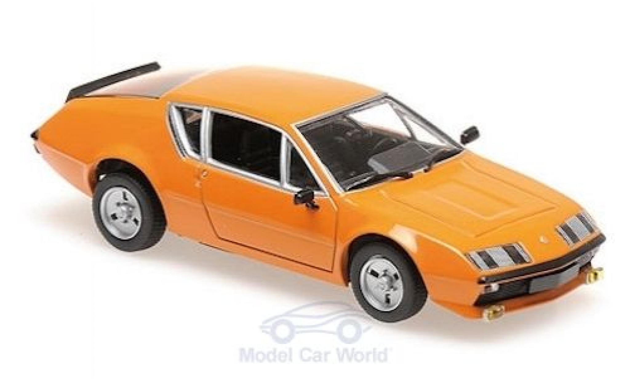 Alpine A310 1/43 Maxichamps Renault A 310 oranje 1976 modelauto