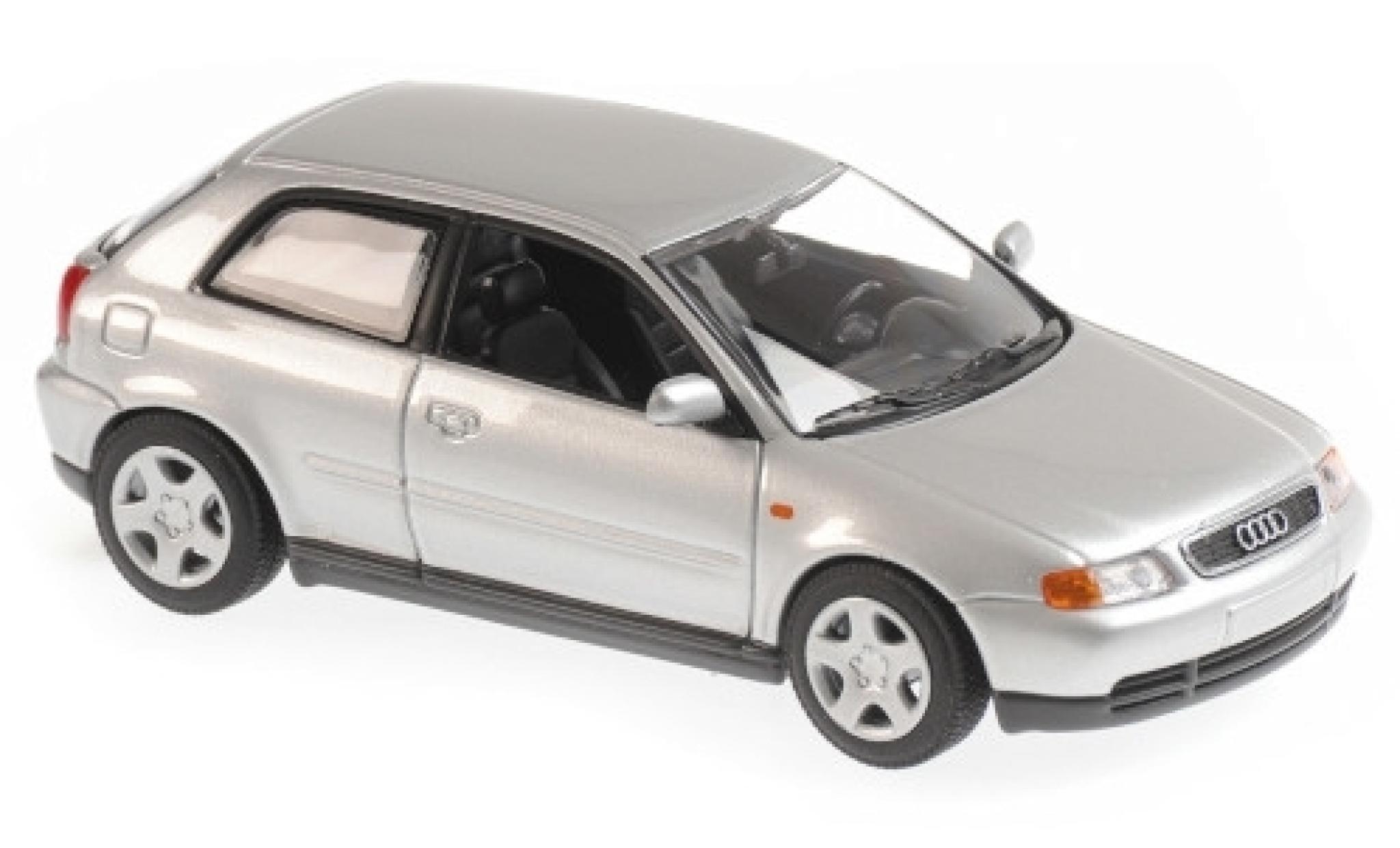 Audi A3 1/43 Maxichamps (8L) grijs 1996 modelauto