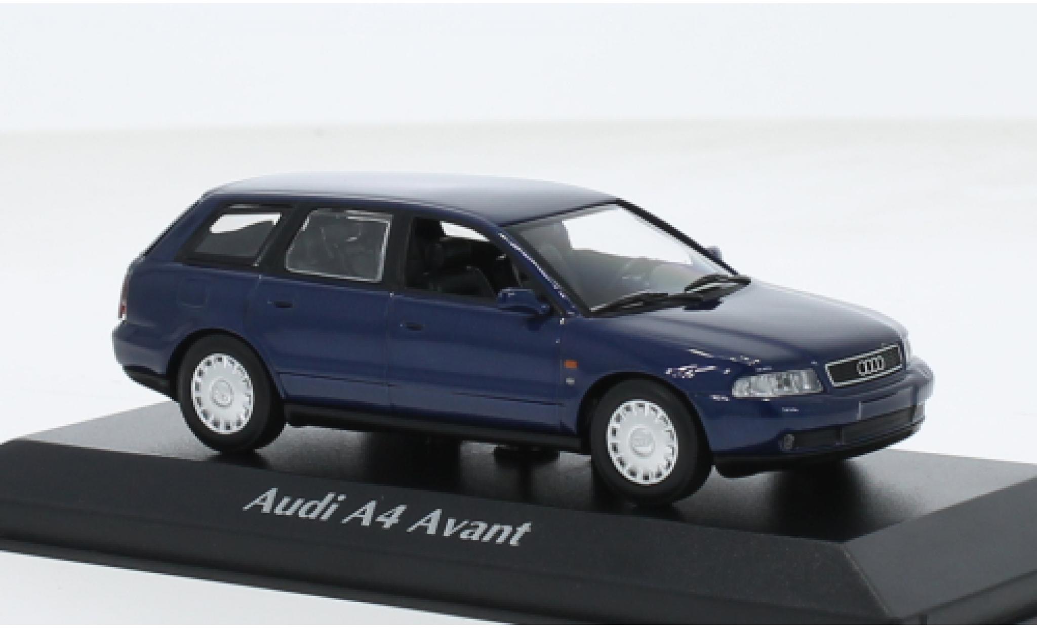 Audi A4 1/43 Maxichamps Avant blauw 1995 1:43 modelauto