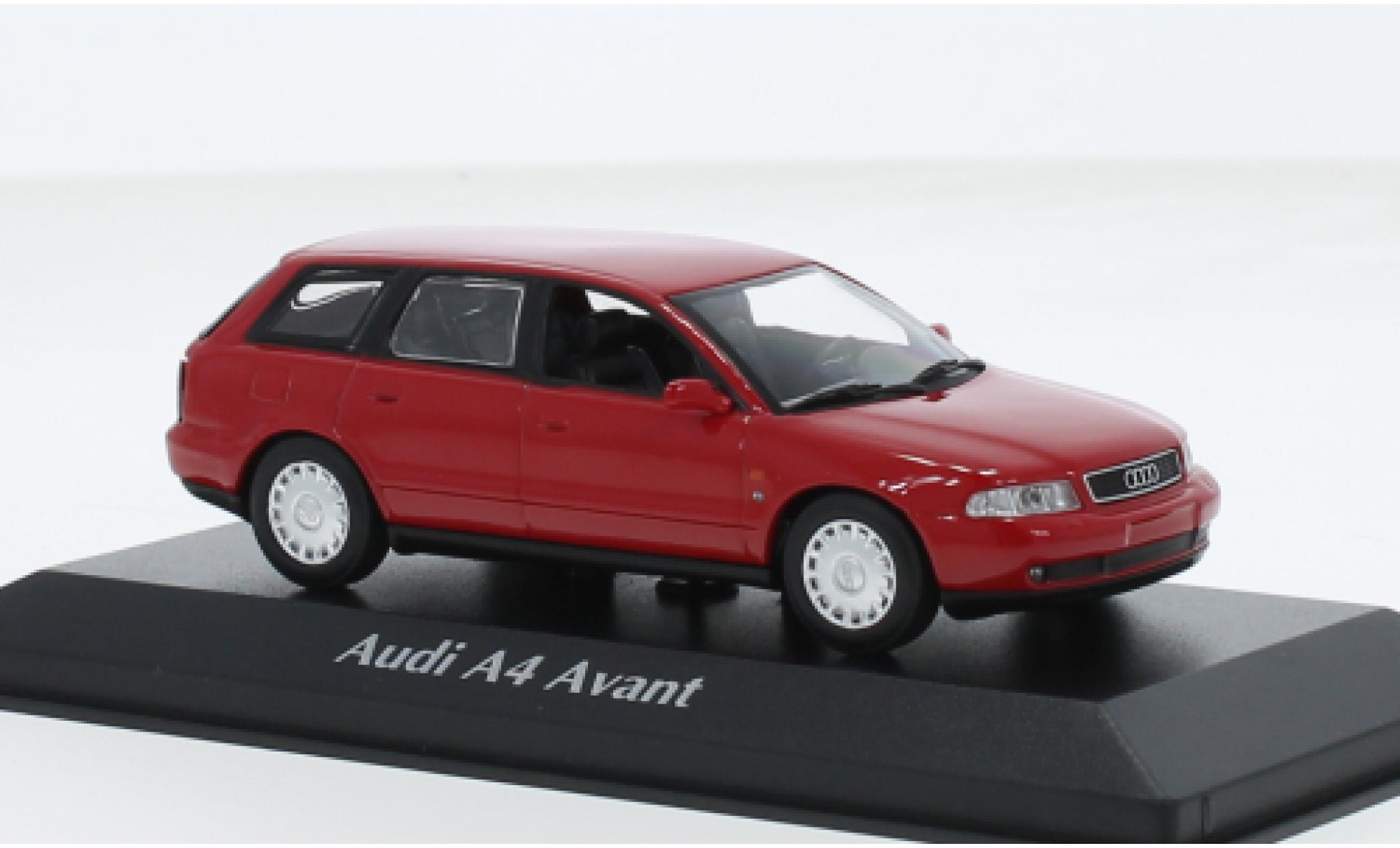 Audi A4 1/43 Maxichamps Avant rood 1995 1:43 modelauto