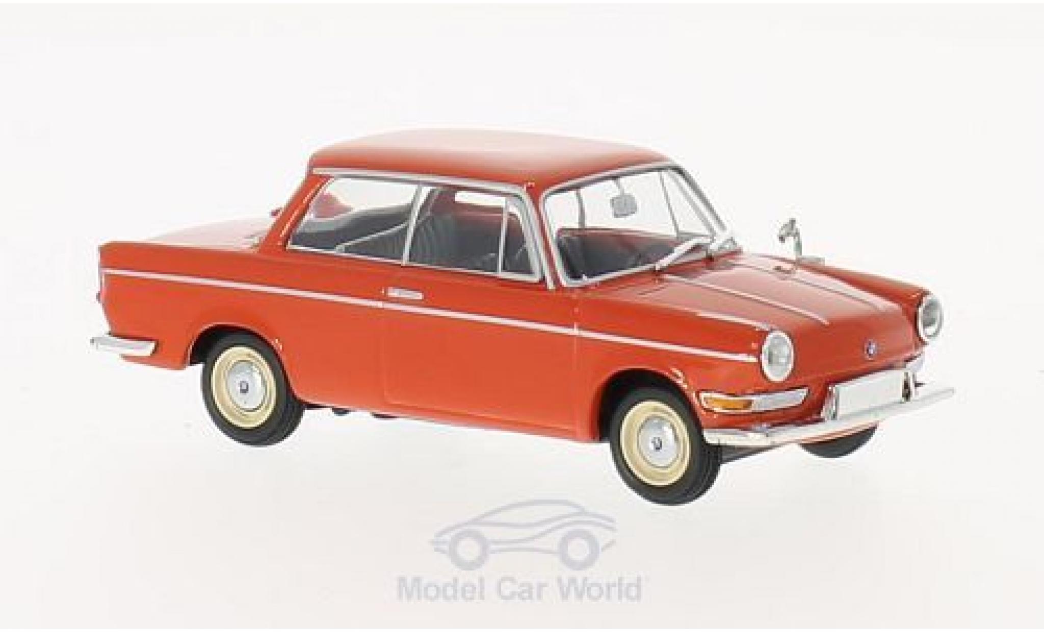 Bmw 700 1/43 Maxichamps LS rood 1960 modelauto