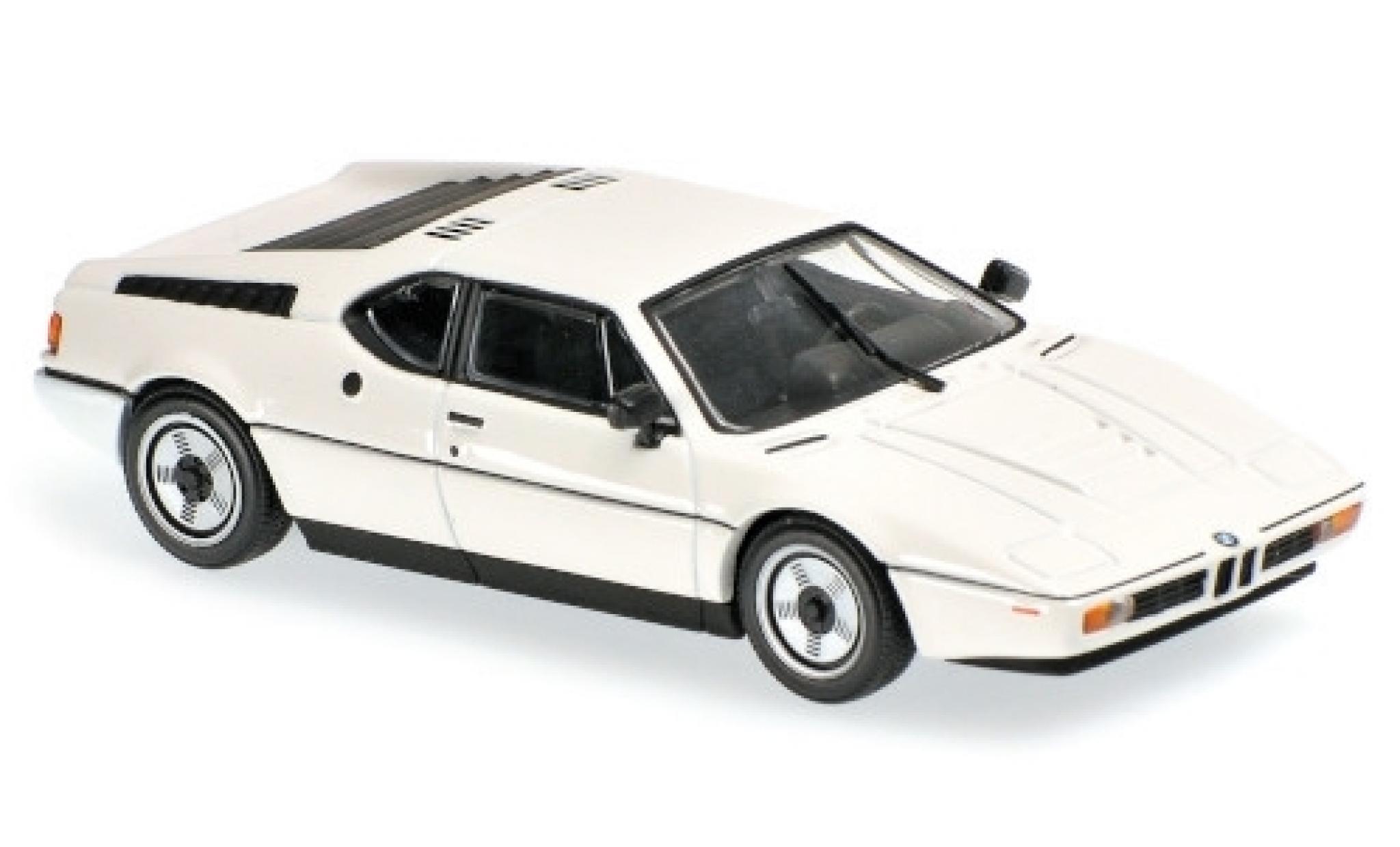Bmw M1 1/43 Maxichamps wit 1979 modelauto
