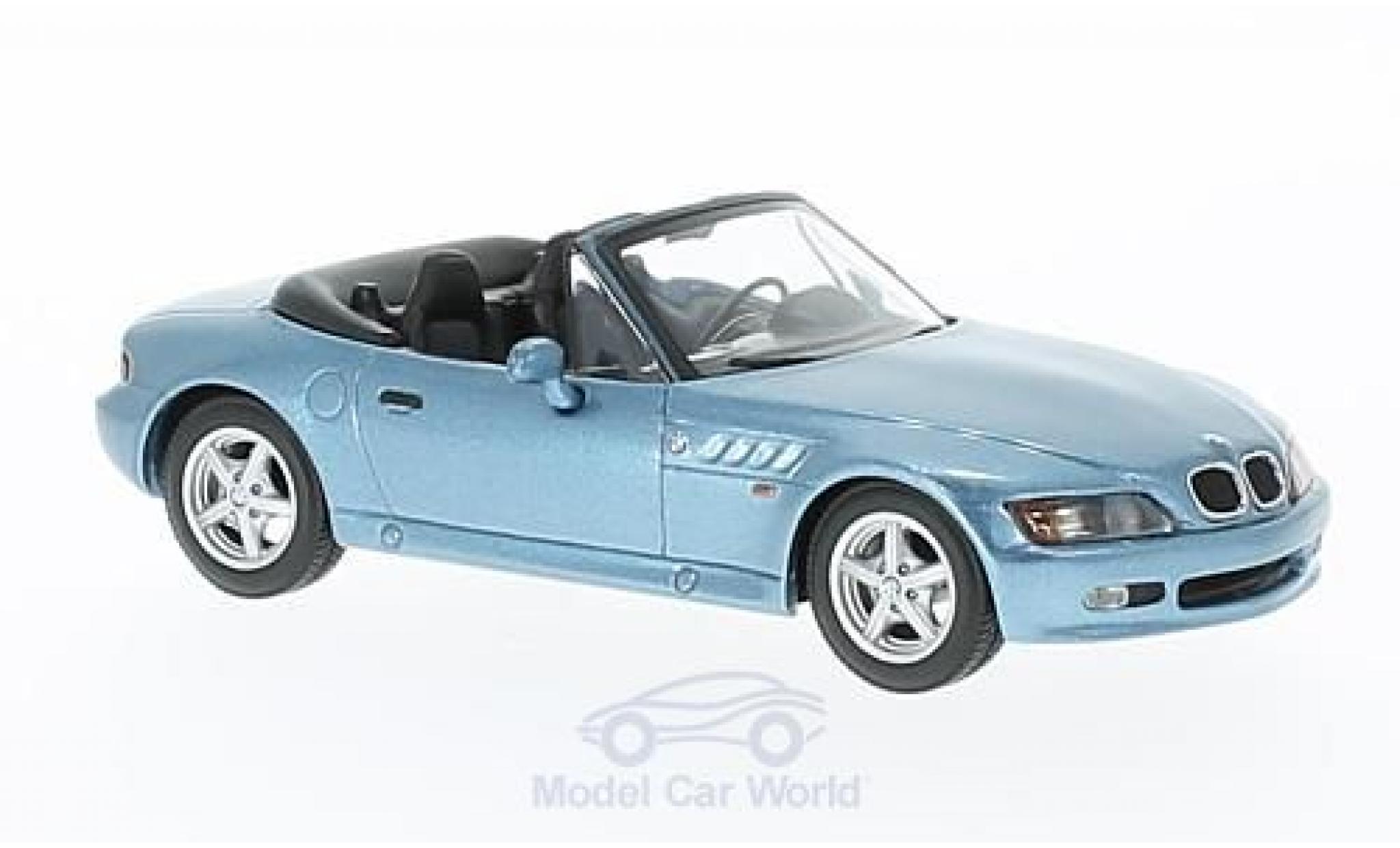 Bmw Z3 M 1/43 Maxichamps metallic blauw 1997 modelauto