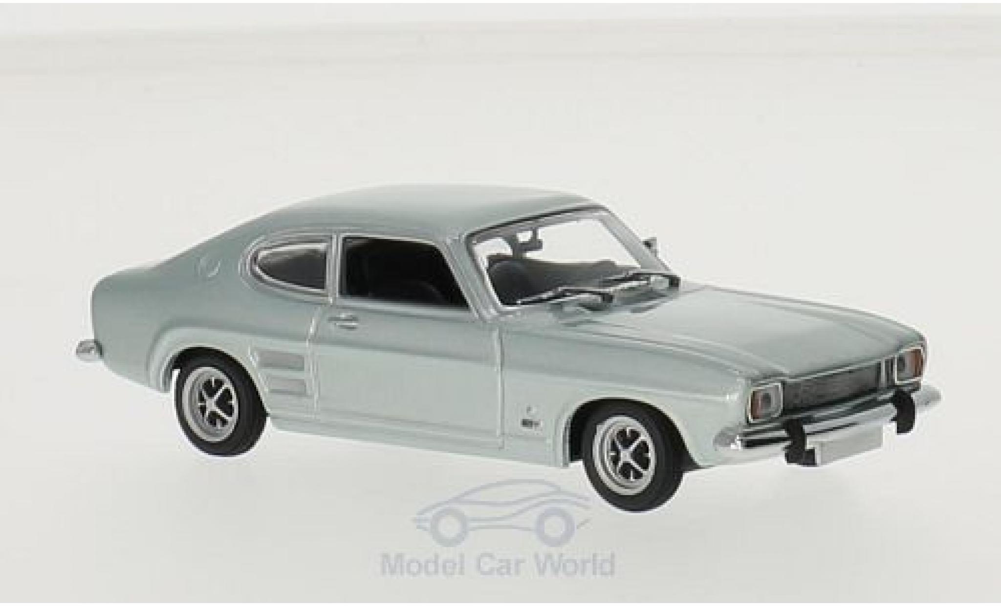 Ford Capri 1/43 Maxichamps metallic blauw 1969 modelauto