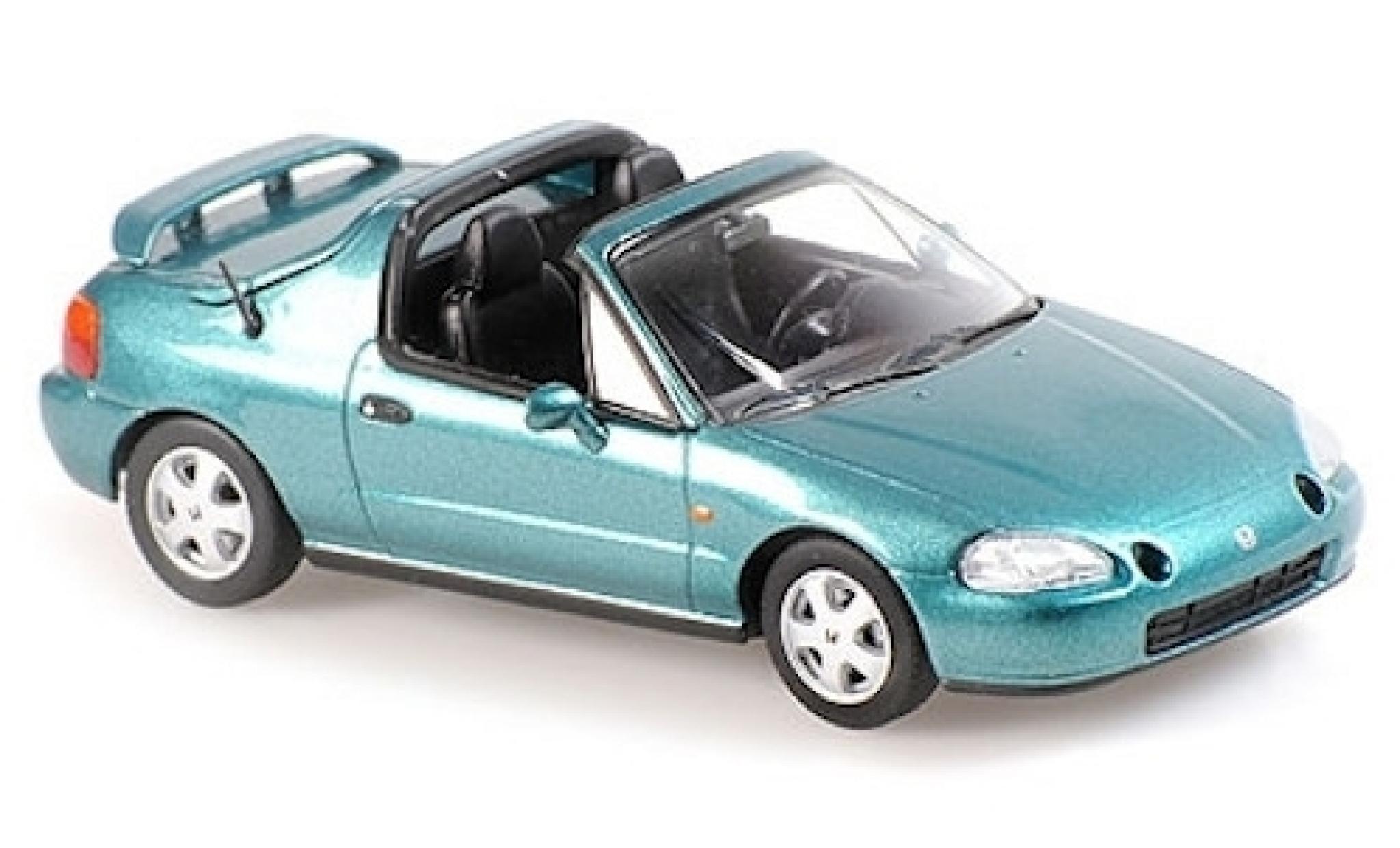 Honda CR-X 1/43 Maxichamps del Sol metallic groen 1992 modelauto