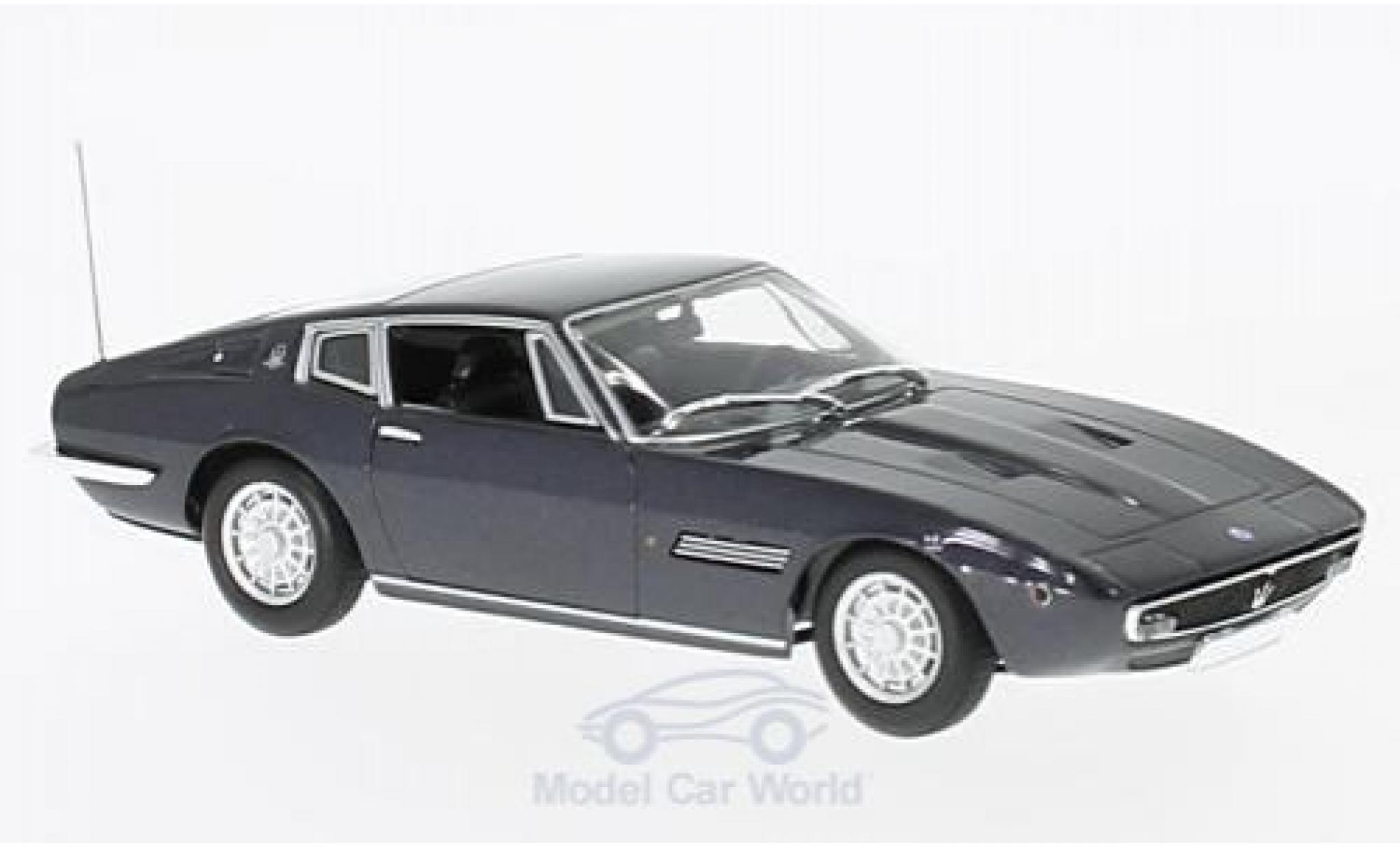 Maserati Ghibli coupe 1/43 Maxichamps Coupe metallic bruin 1969 modelauto