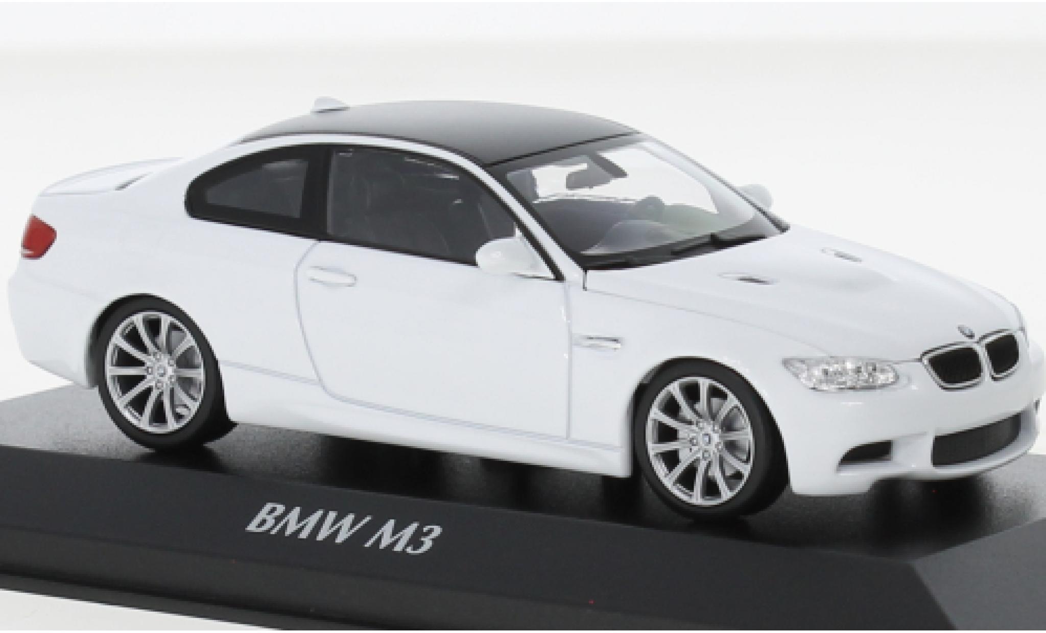 Bmw M3 1/43 Maxichamps (E92) wit 2008 modelauto