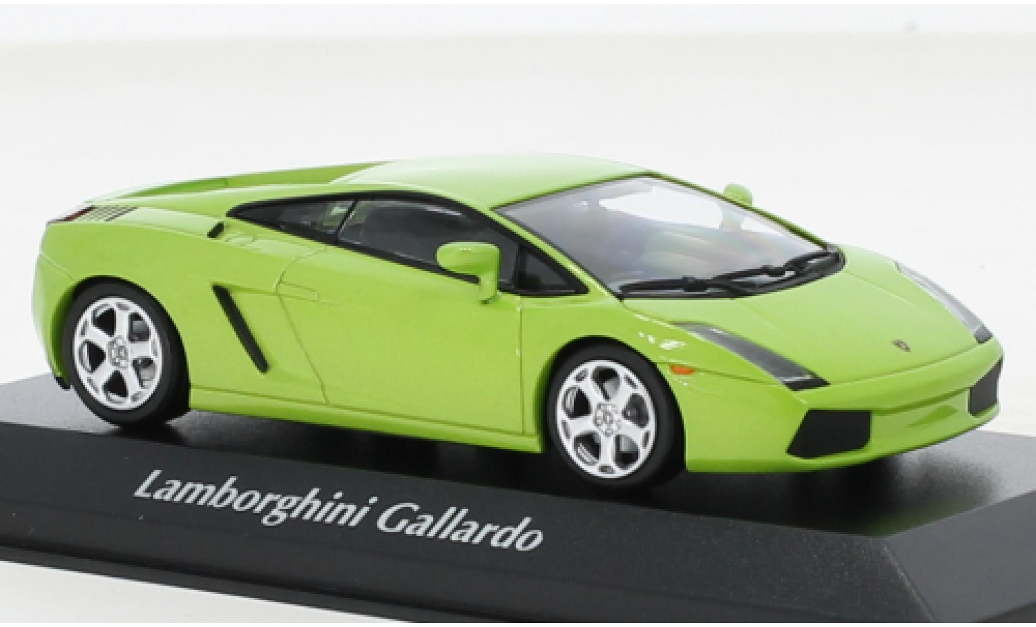 Lamborghini Gallardo 1/43 Maxichamps metallic groen 2003 modelauto