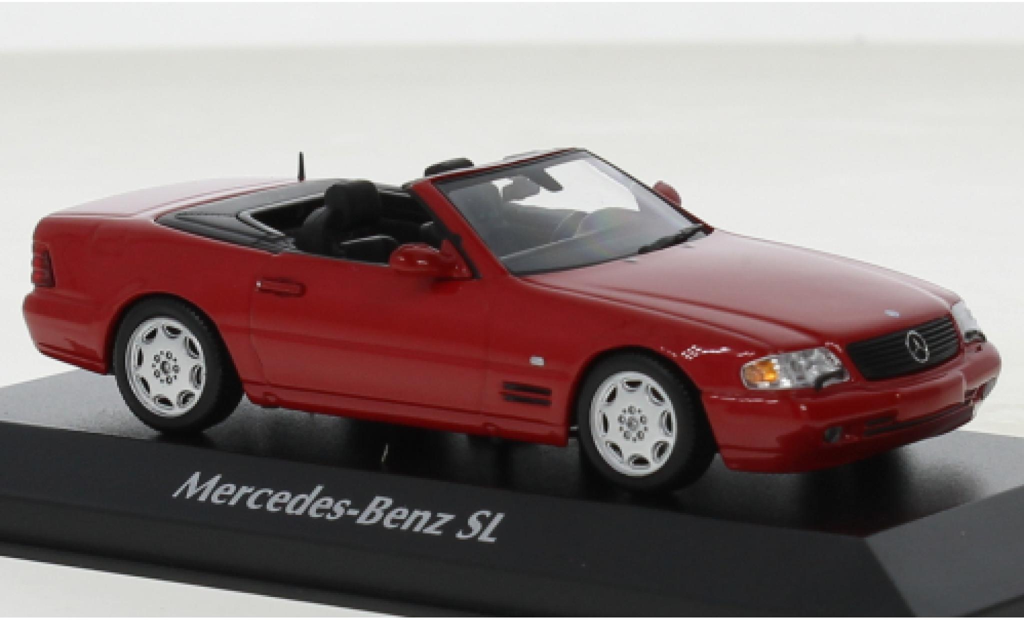 Mercedes Classe SL 1/43 Maxichamps (R129) rood 1999 modelauto