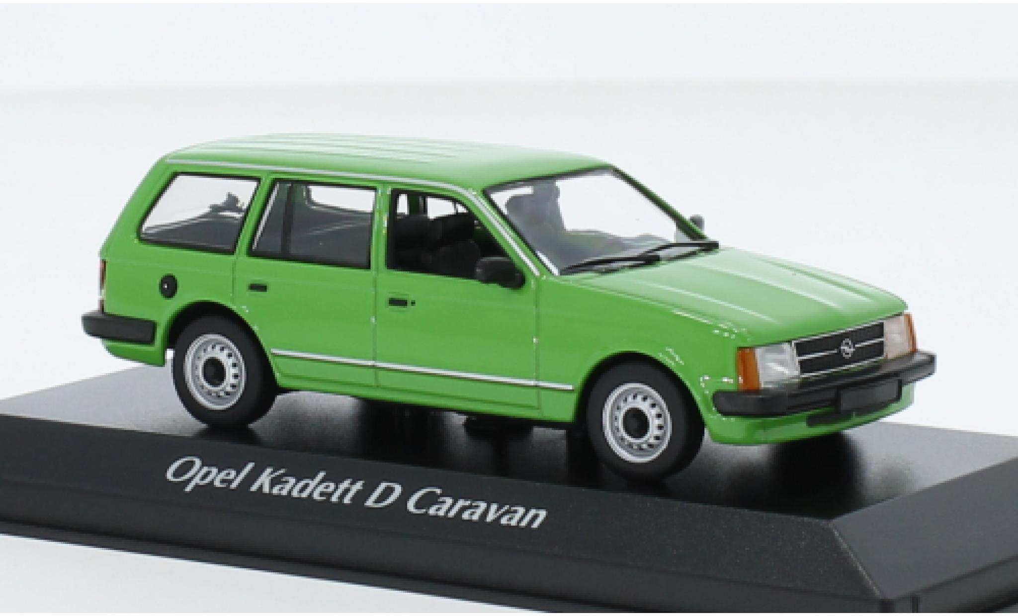 Opel Kadett 1/43 Maxichamps D Caravan groen 1979 modelauto