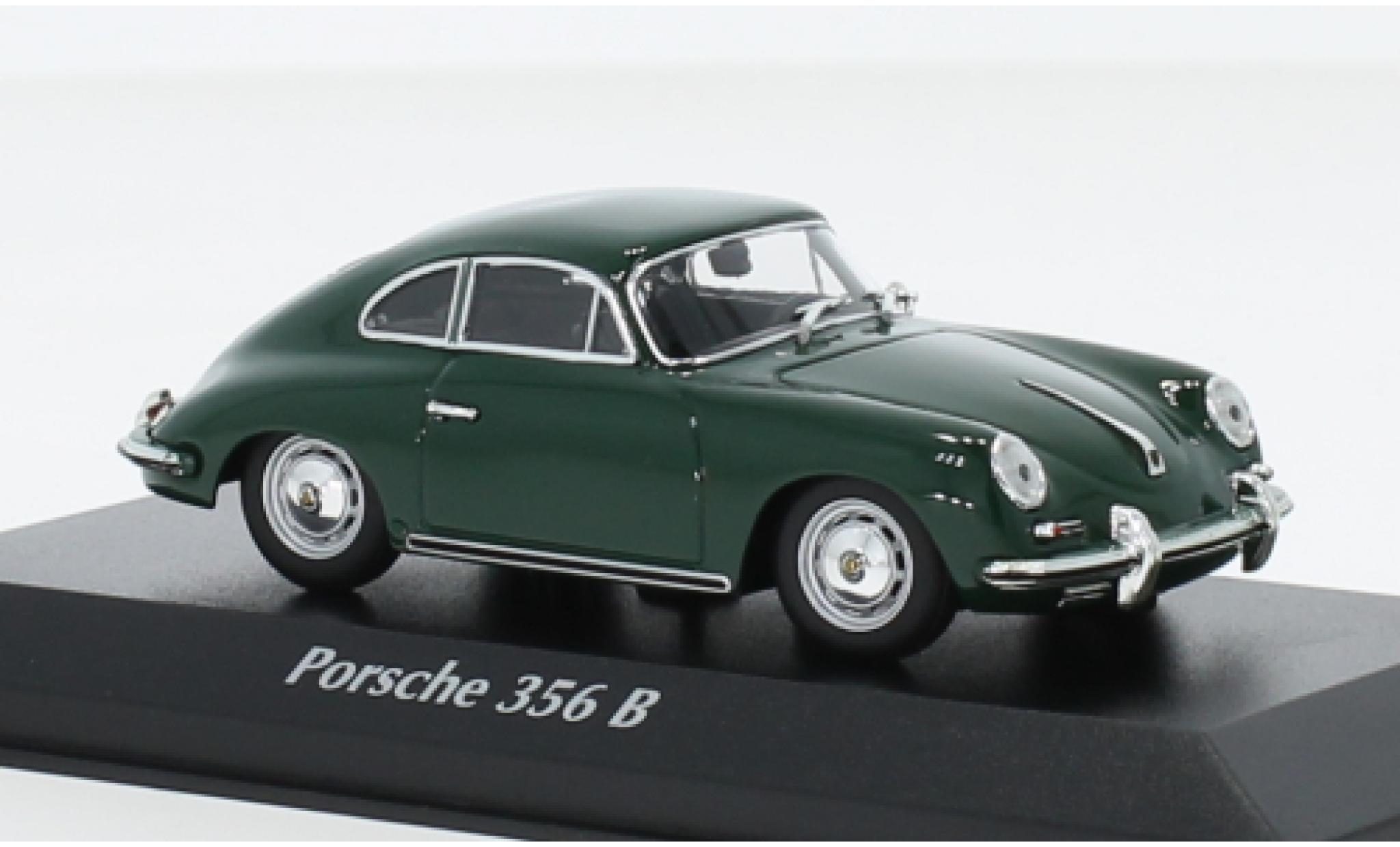 Porsche 356 1/43 Maxichamps B groen fonc&eacute; 1961 modelauto
