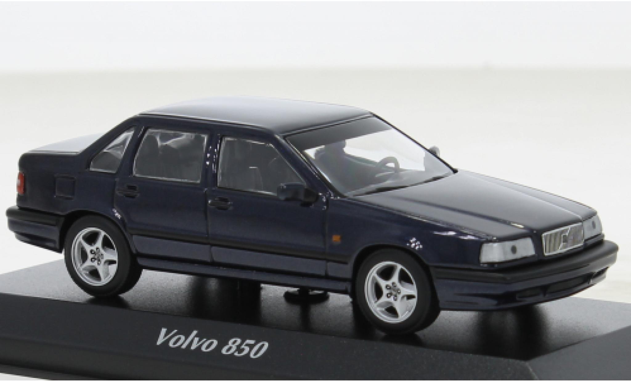 Volvo 850 1/43 Maxichamps metallic blauw 1994 modelauto
