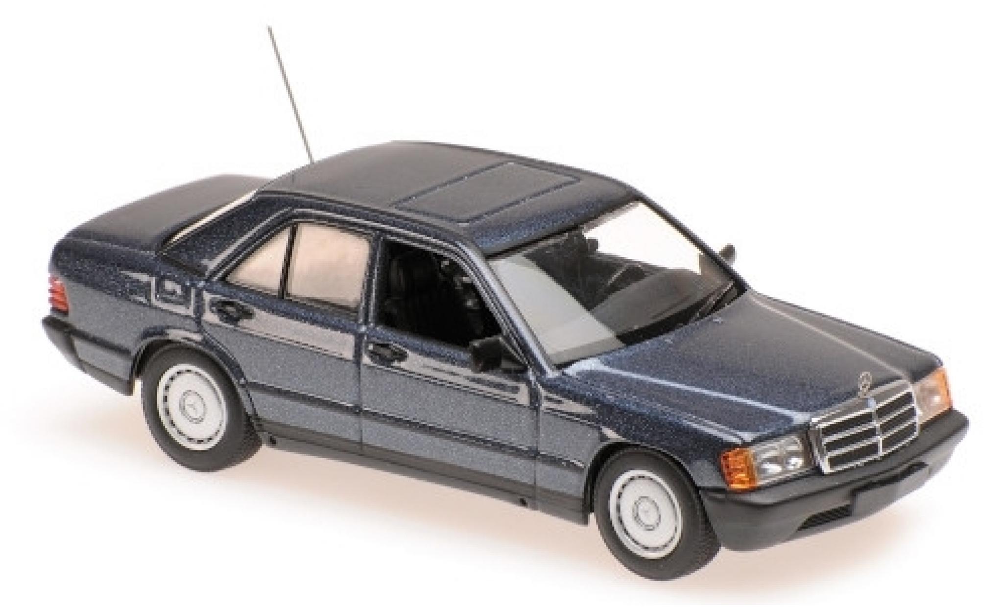 Mercedes 190 1/43 Maxichamps E (W201) metallic blauw 1984 modelauto
