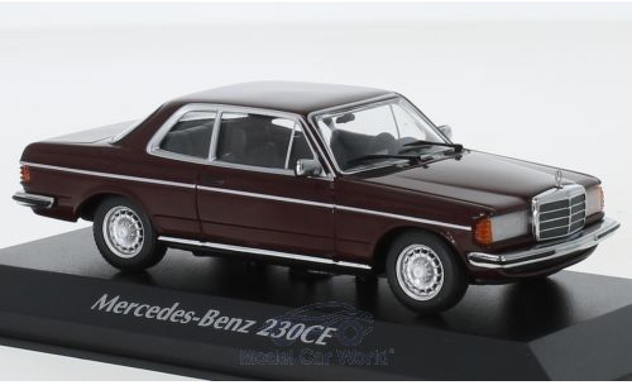 Mercedes 230 1/43 Maxichamps CE (W123) rood 1976 modelauto