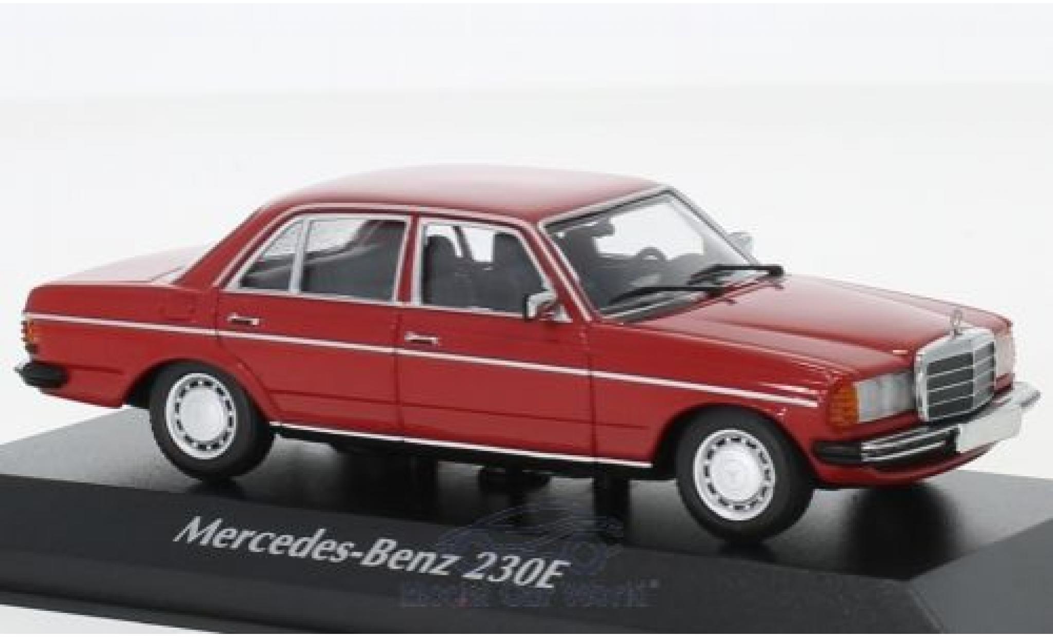 Mercedes 230 1/43 Maxichamps E (W123) rood 1982 modelauto