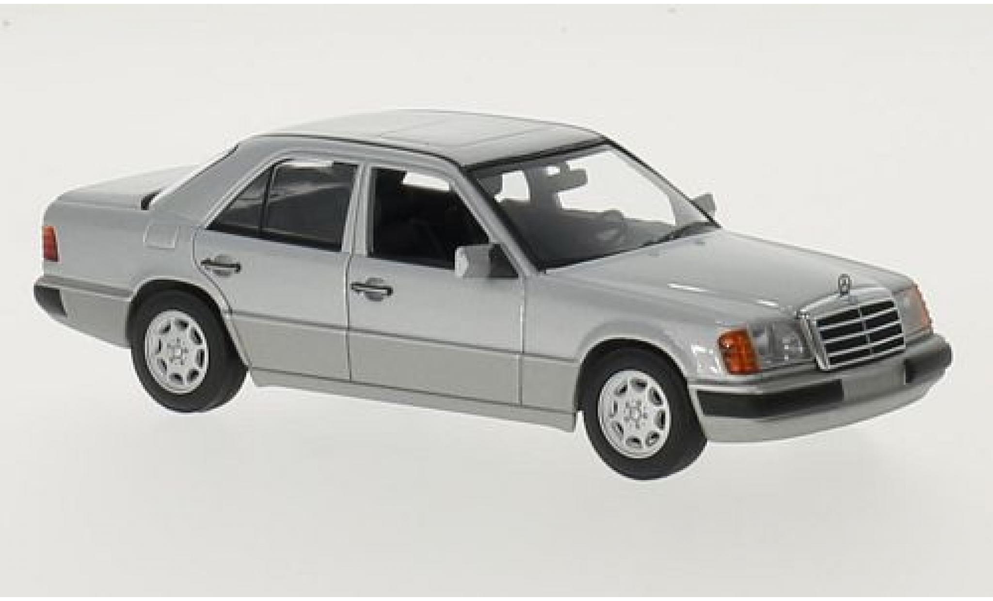 Mercedes 230 1/43 Maxichamps E (W124) grijs 1991 modelauto