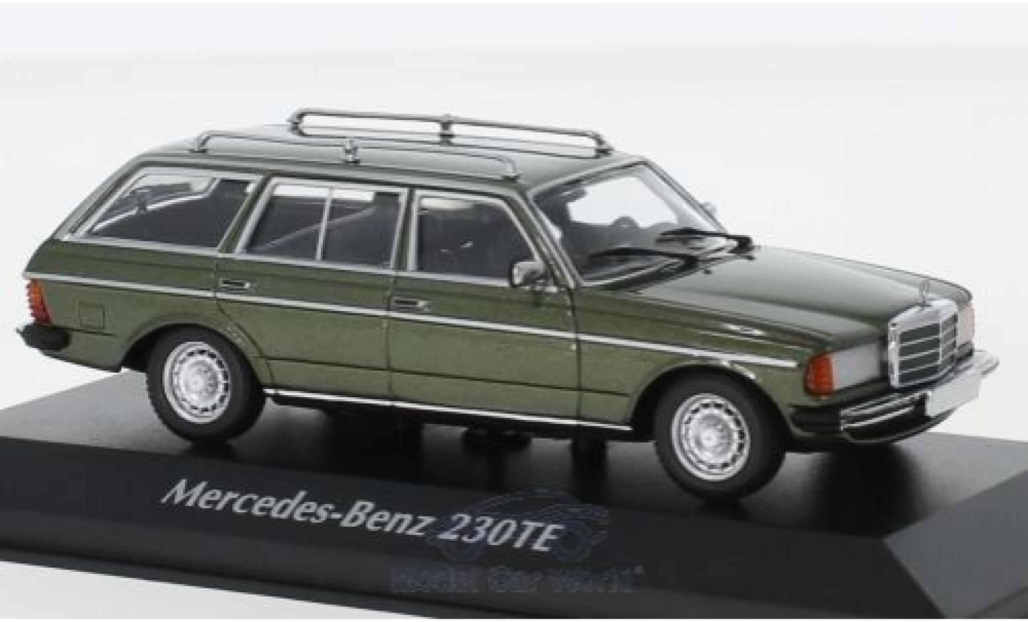 Mercedes 230 1/43 Maxichamps TE (W123) metallic groen 1982 modelauto