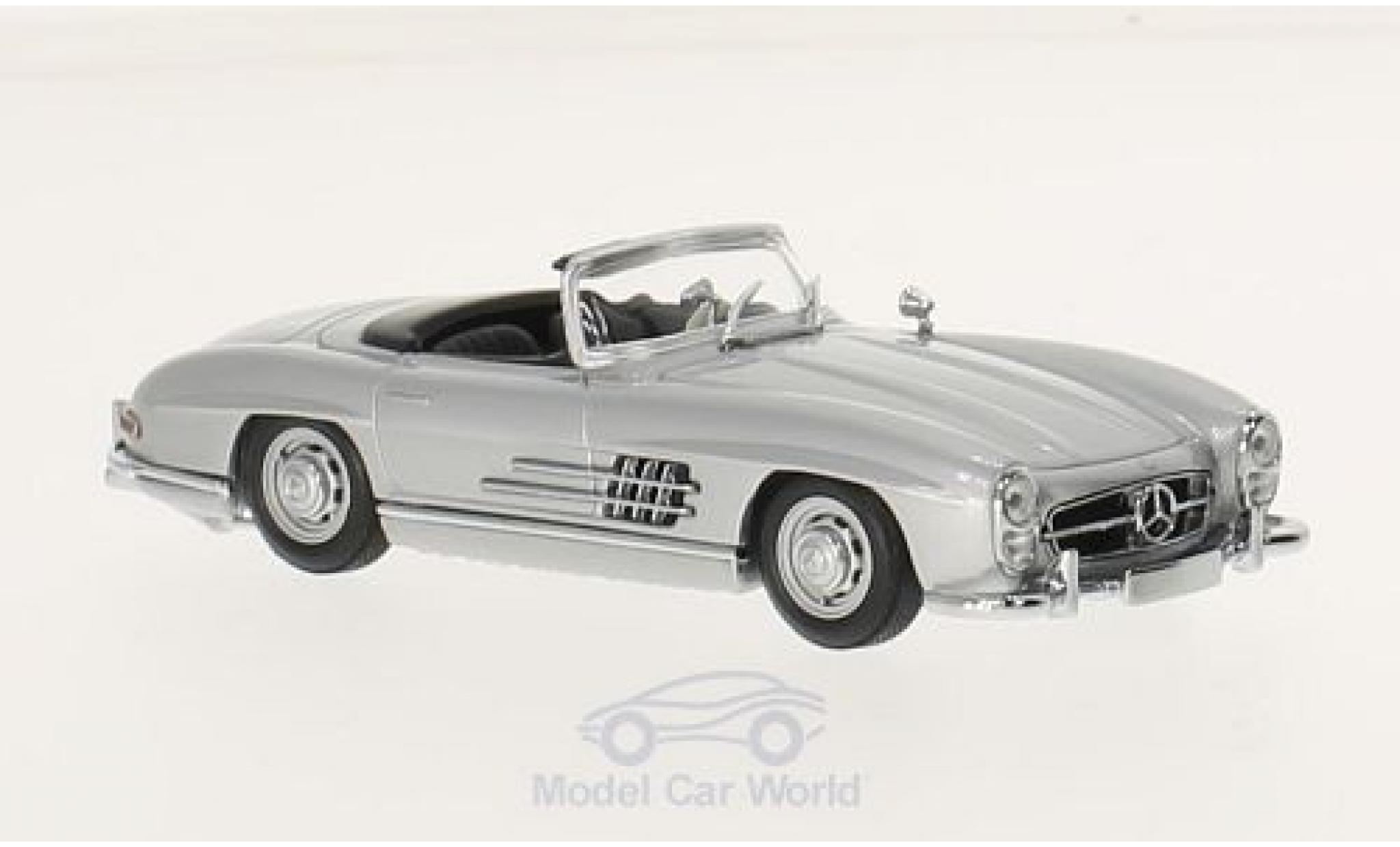 Mercedes 300 TE 1/43 Maxichamps SL Roadster (W198 II) grijs 1955 modelauto