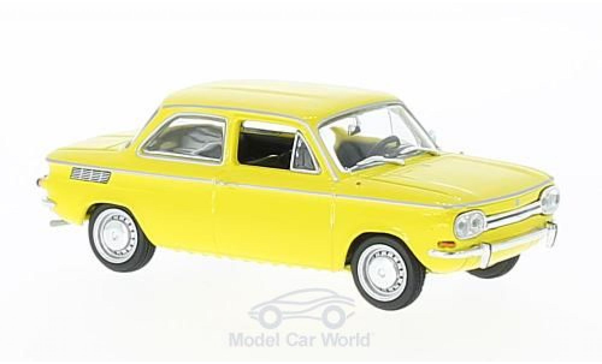 NSU TT 1/43 Maxichamps geel 1967 modelauto