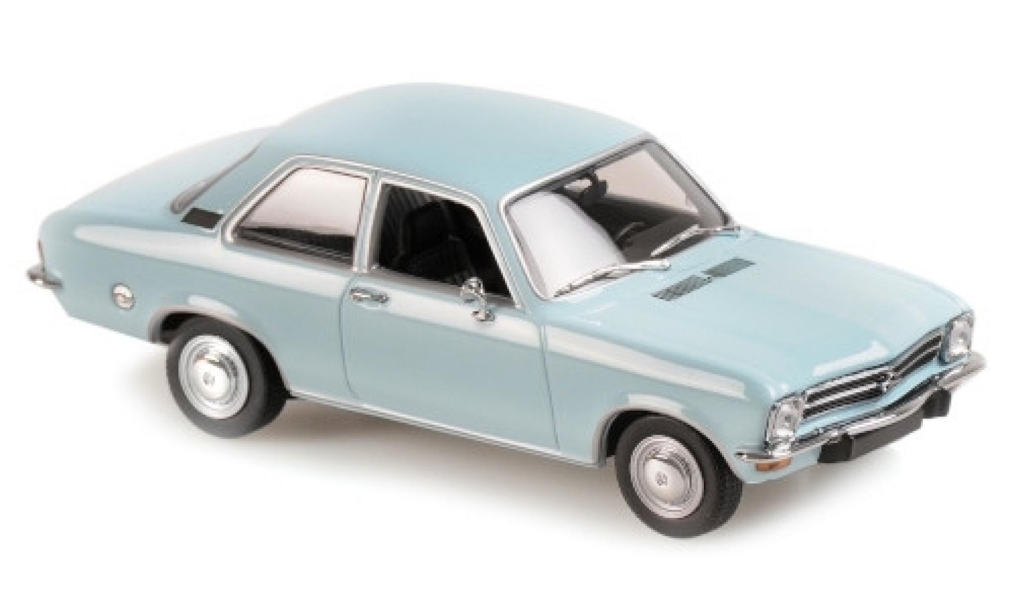 Opel Ascona 1/43 Maxichamps A blauw 1970 modelauto