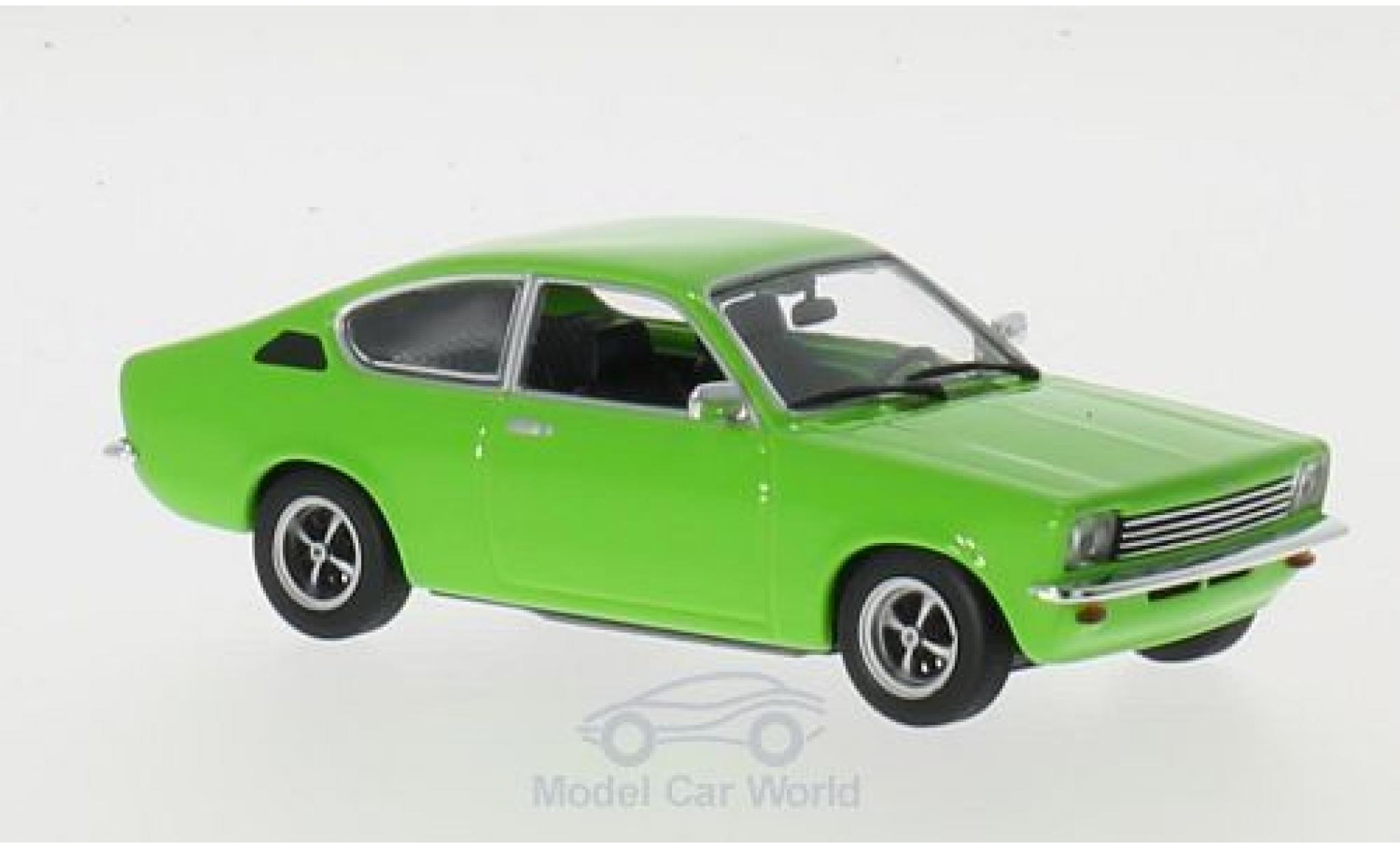 Opel Kadett E 1/43 Maxichamps C Coupe groen 1974 modelauto