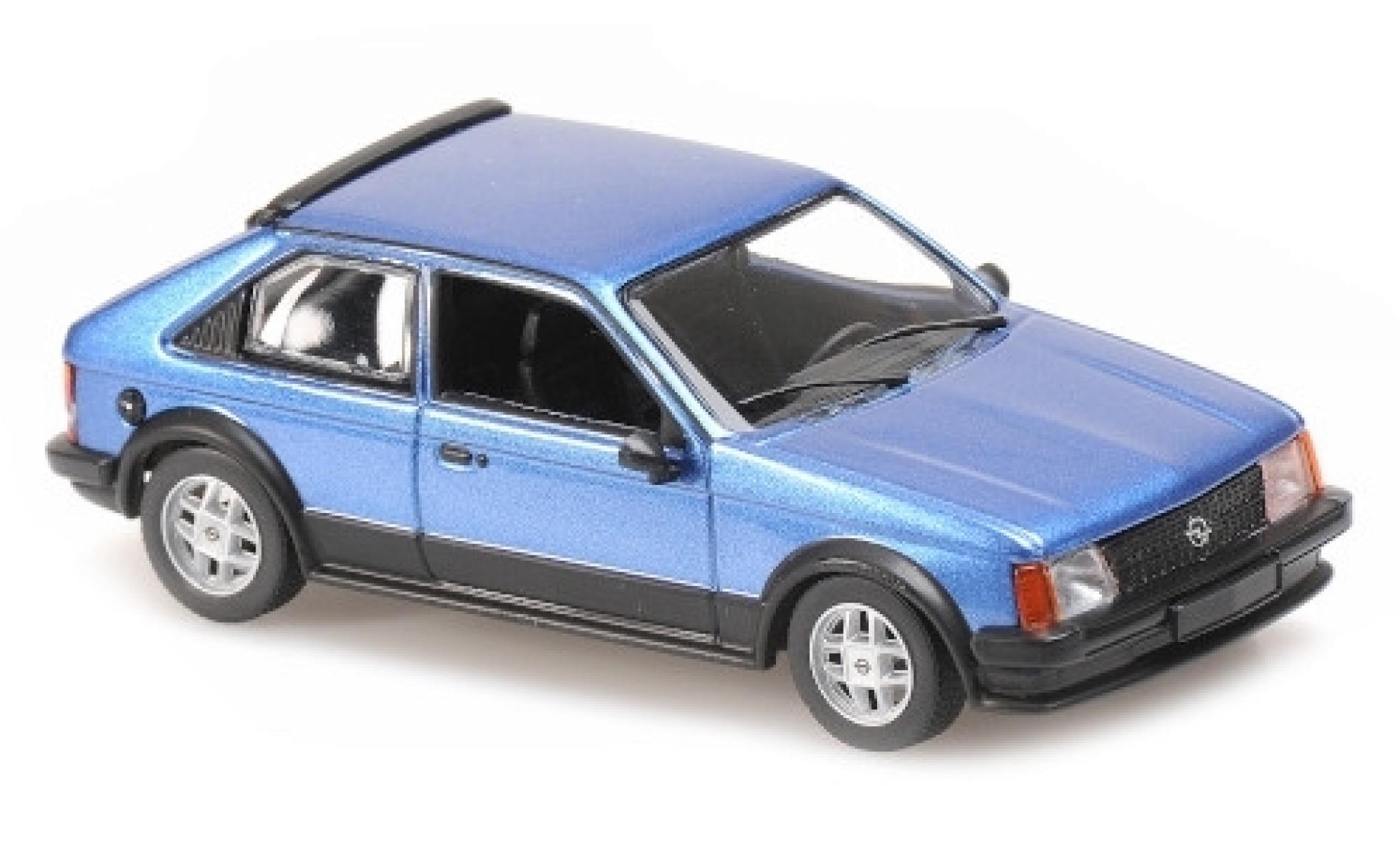 Opel Kadett 1/43 Maxichamps D SR metallic blauw 1982 modelauto