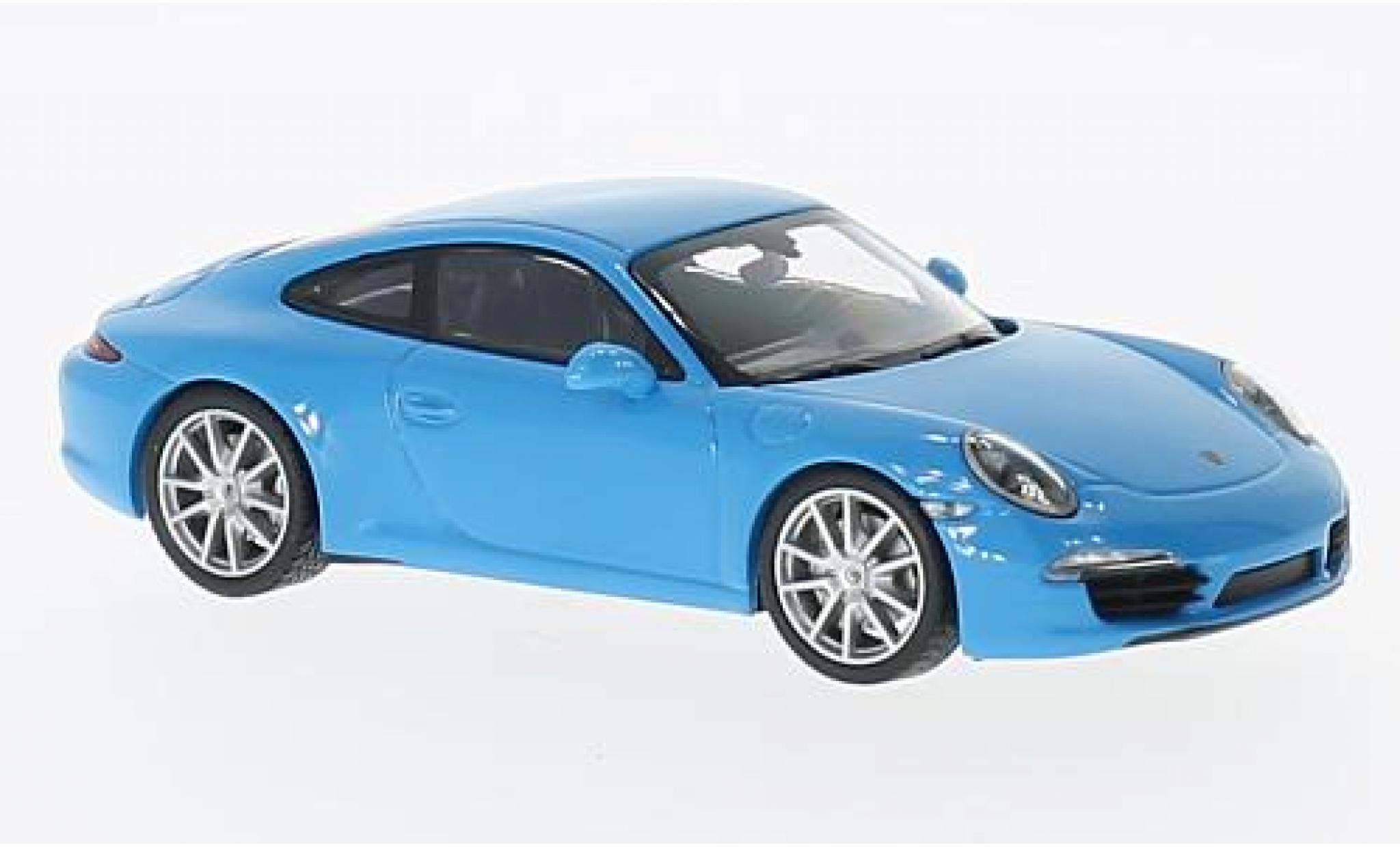 Porsche 991 S 1/43 Maxichamps 911 () Carrera S blauw 2012 modelauto