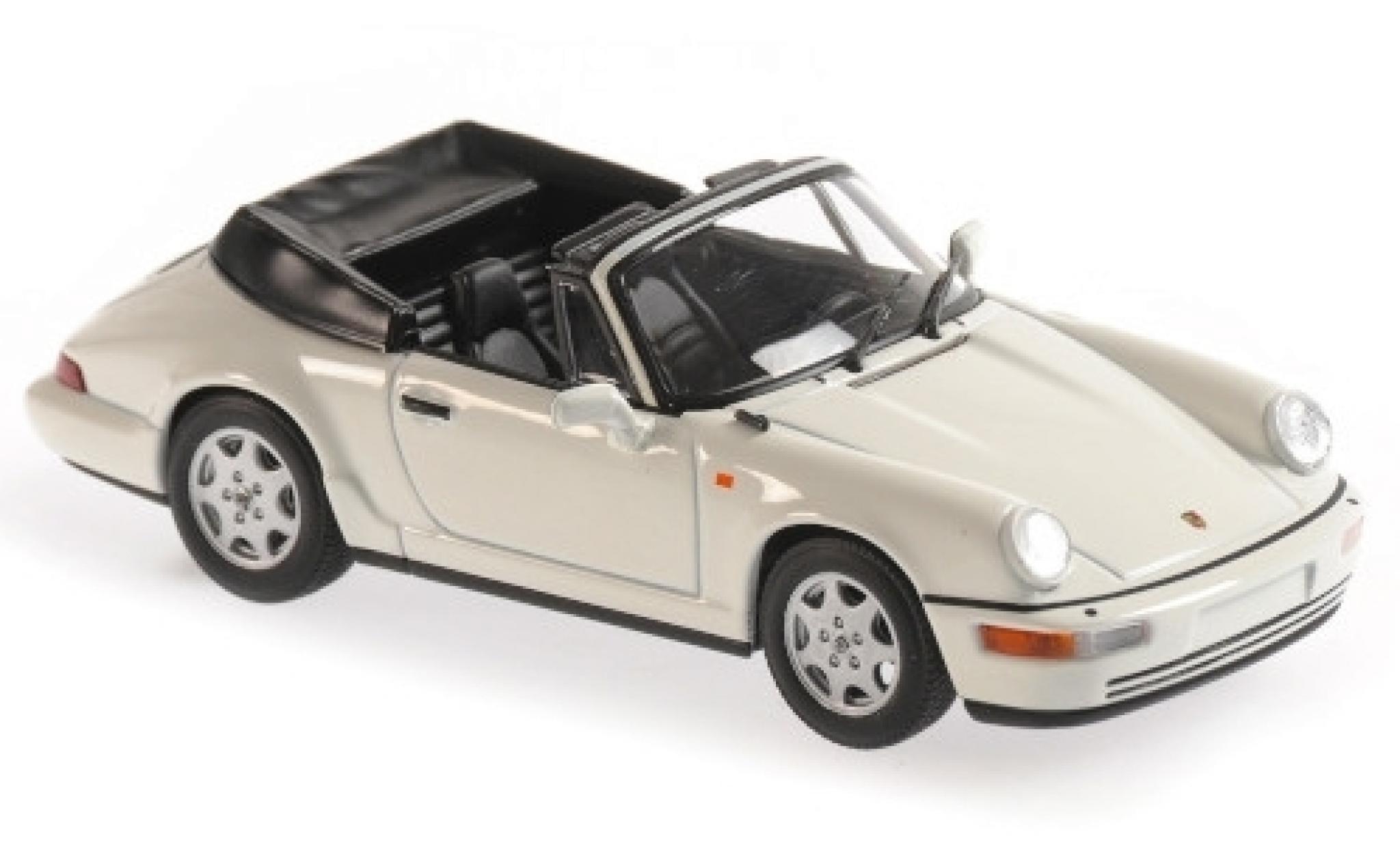 Porsche 964 1/43 Maxichamps 911 Carrera 4 Cabriolet () wit 1990 modelauto