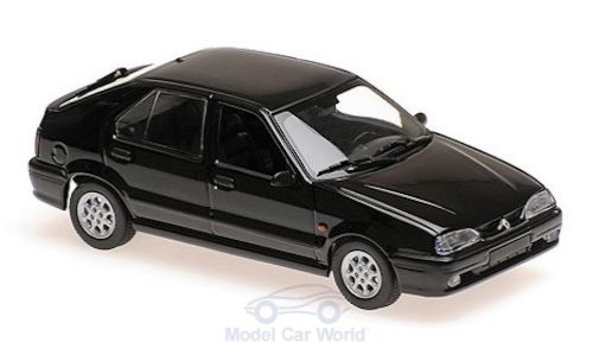 Renault 19 1/43 Maxichamps zwart 95 modelauto