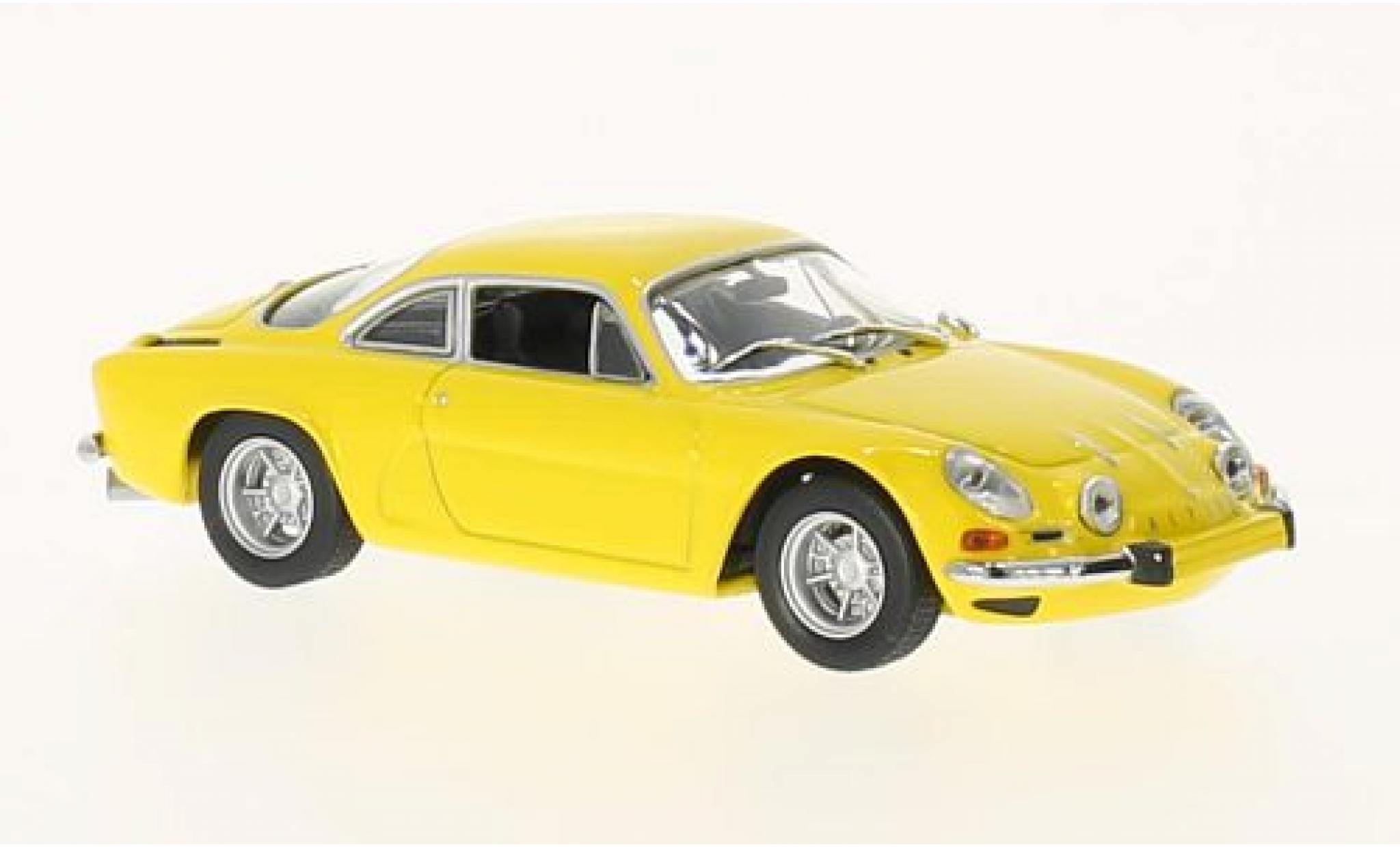 Alpine A110 1/43 Maxichamps Renault geel 1971 modelauto