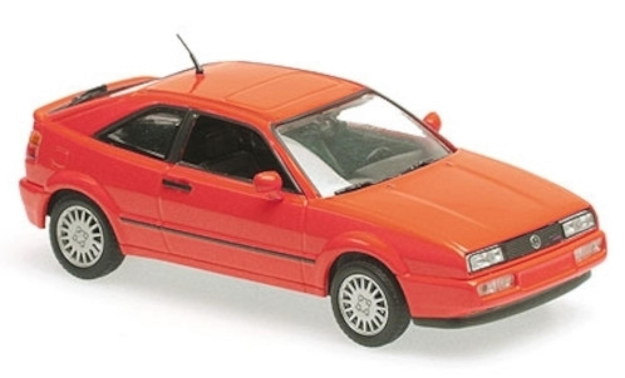 Volkswagen Corrado 1/43 Maxichamps G60 rood 1990 modelauto