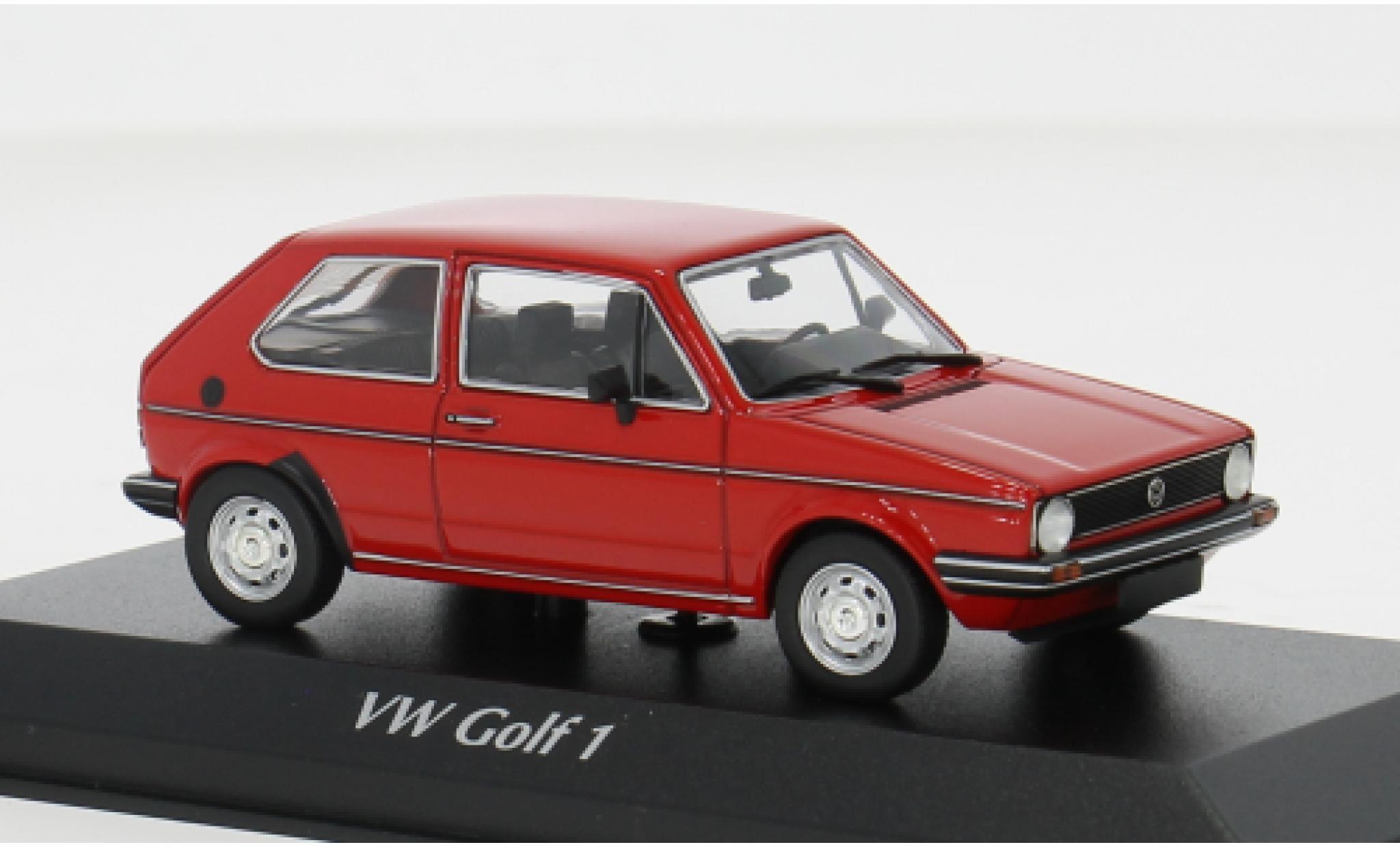Volkswagen Golf 1/43 Maxichamps I rood 1980 1:43 modelauto