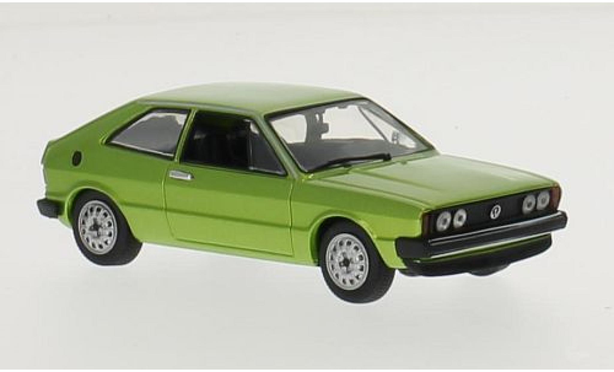 Volkswagen Scirocco 1/43 Maxichamps metallic groen 1974 modelauto