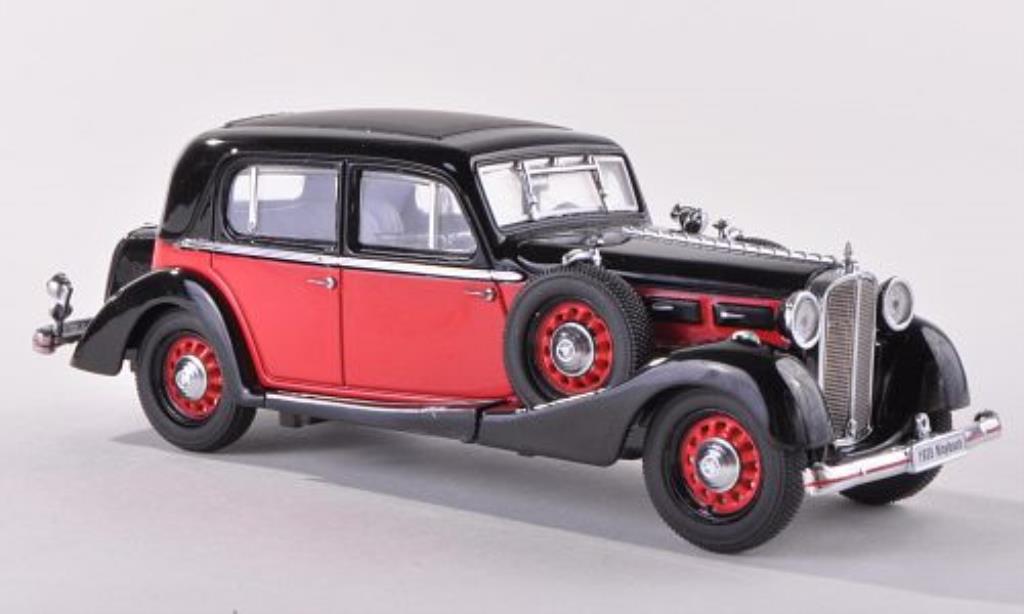 Maybach SW 1/43 Signature 35 Sedan Spohn zwart/rood 1935 modelauto