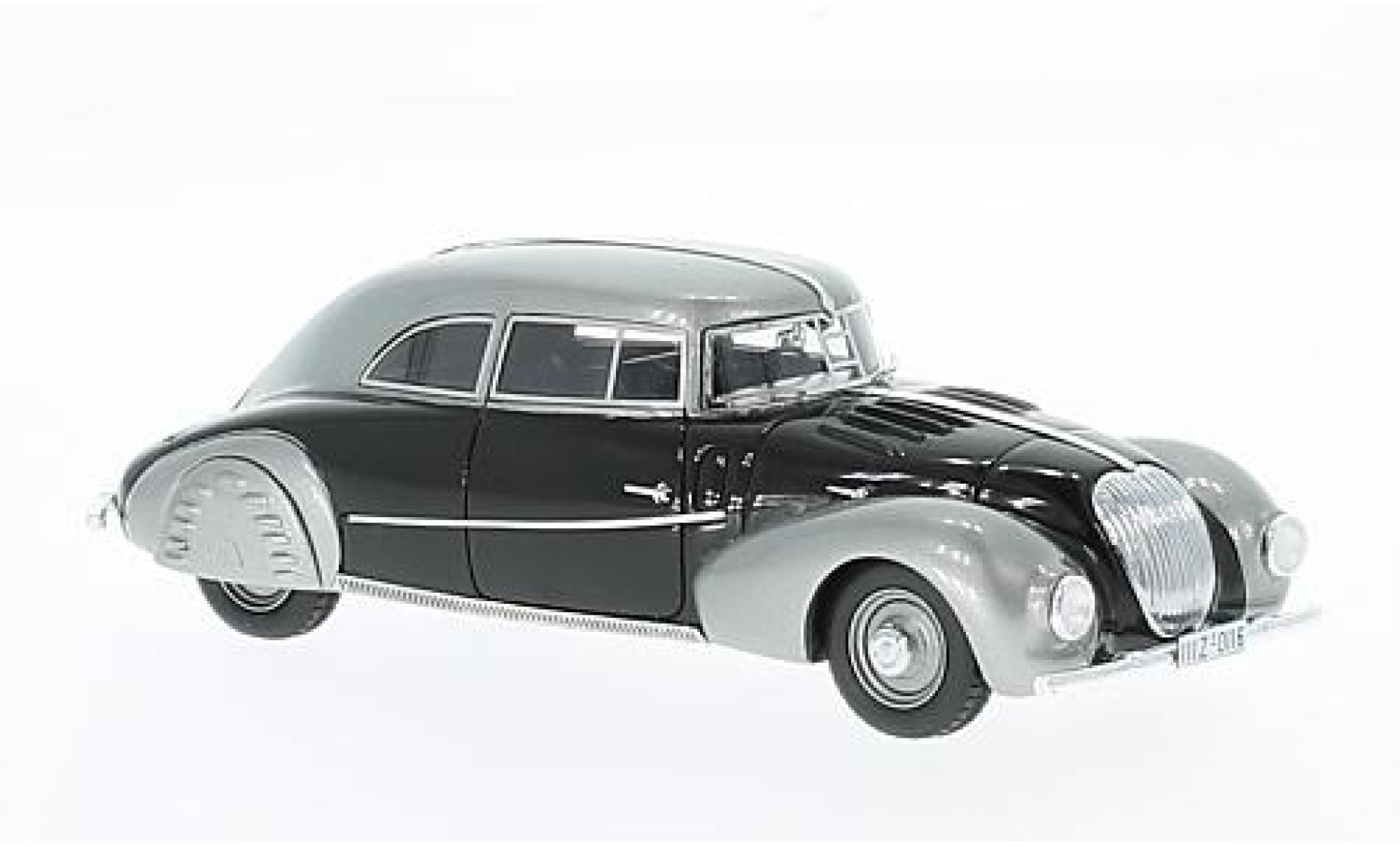 Maybach SW 1/43 AutoCult 35 Stromlini zwart 1:43 modelauto