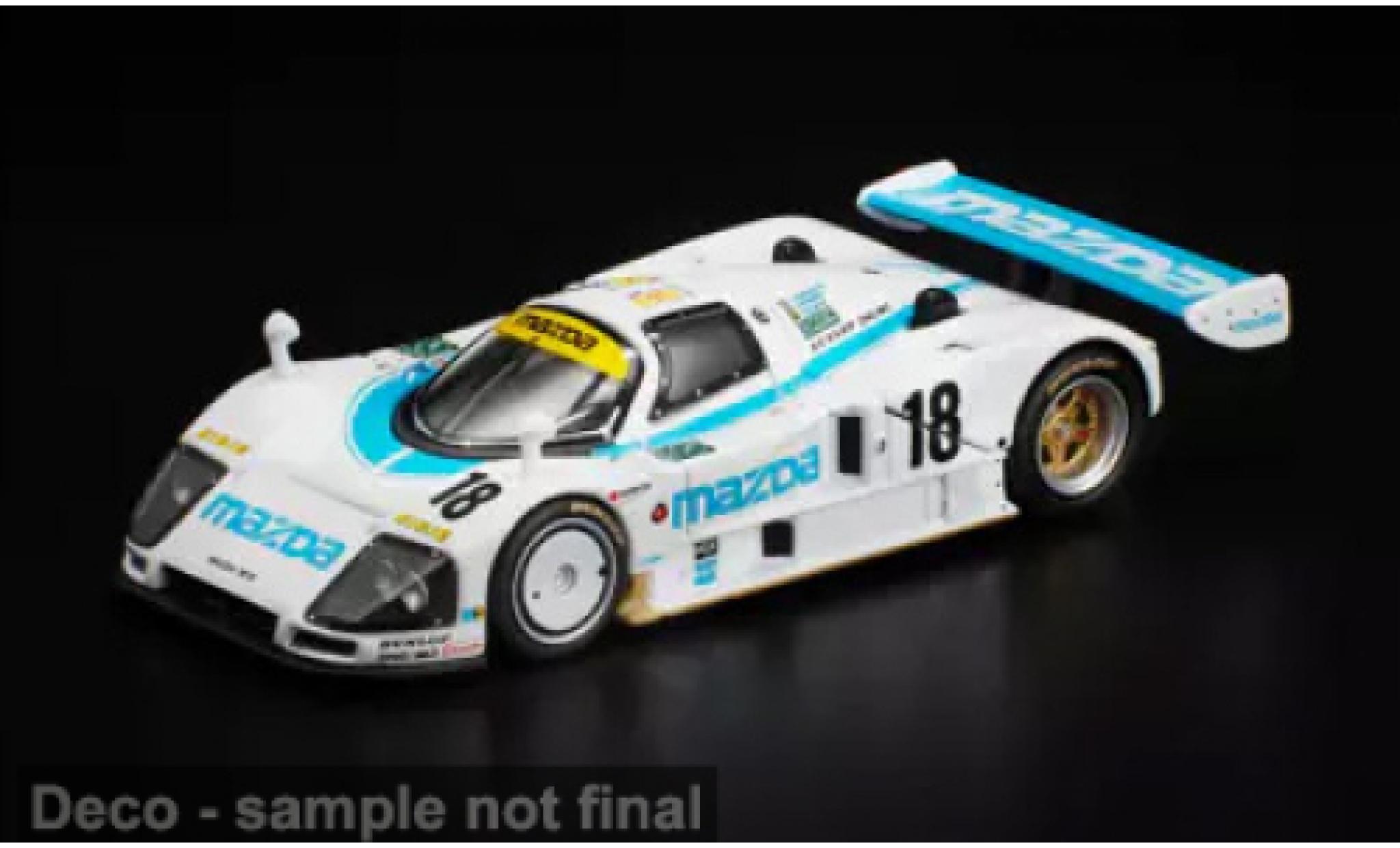 Mazda 787B 1/64 Pop Race 24h Le Mans 1991 #18 1:64 modelauto