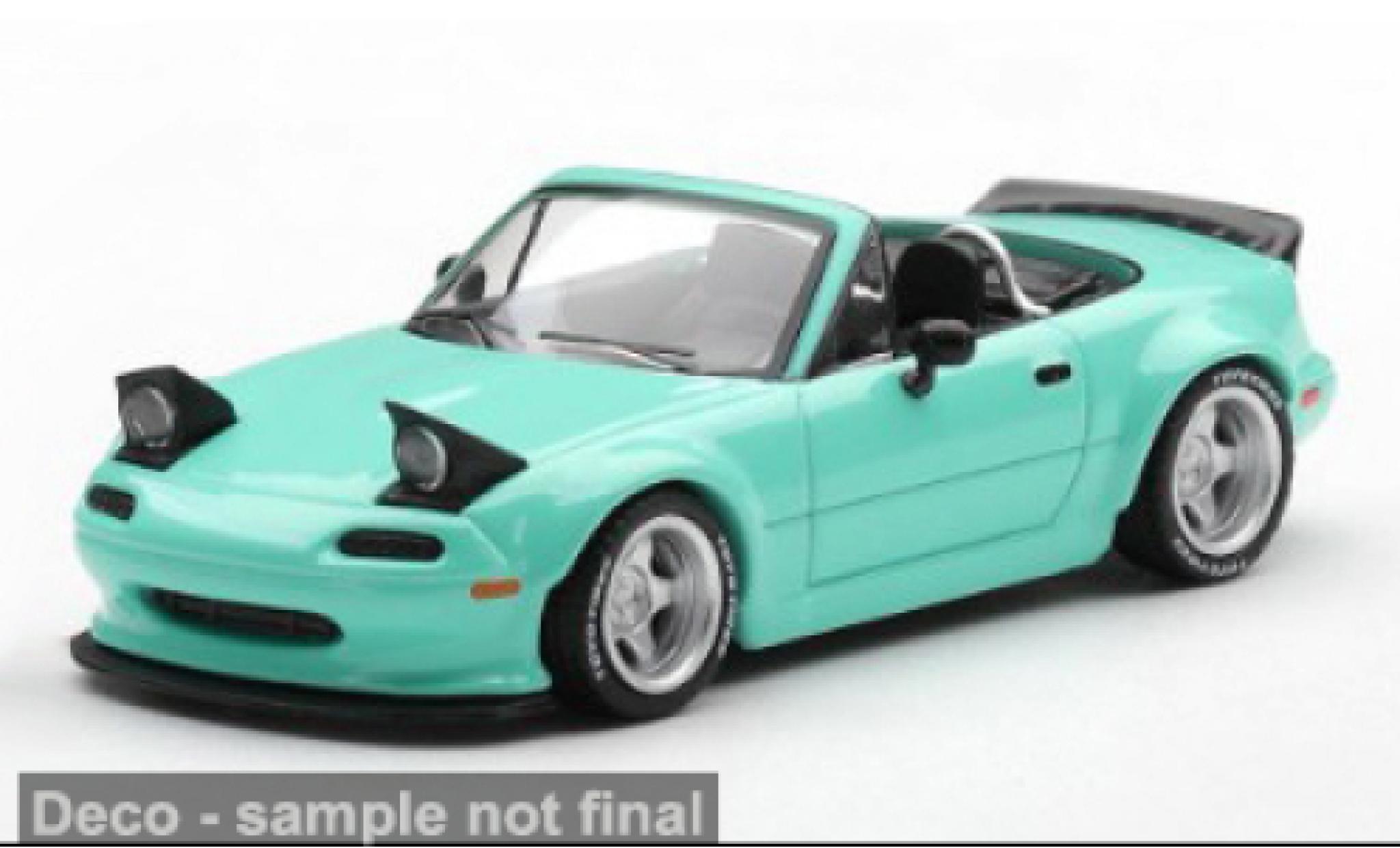 Mazda MX5 1/64 Mini GT (NA) Pandem Body Kit turquoise 2026 1:64 modelauto