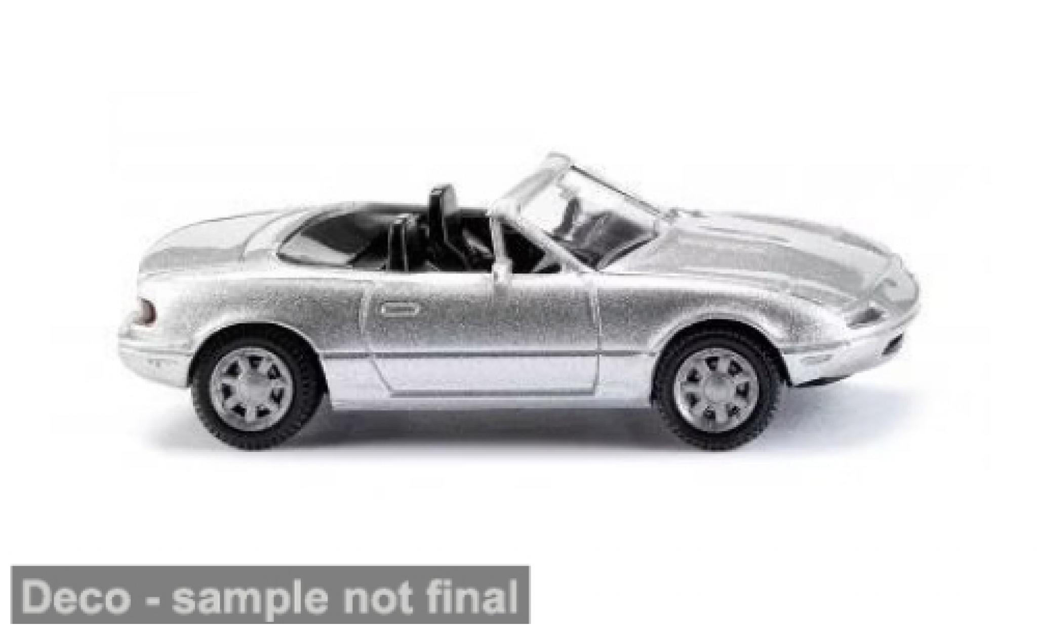 Mazda MX5 1/87 Wiking grijs 1989 1:87 modelauto