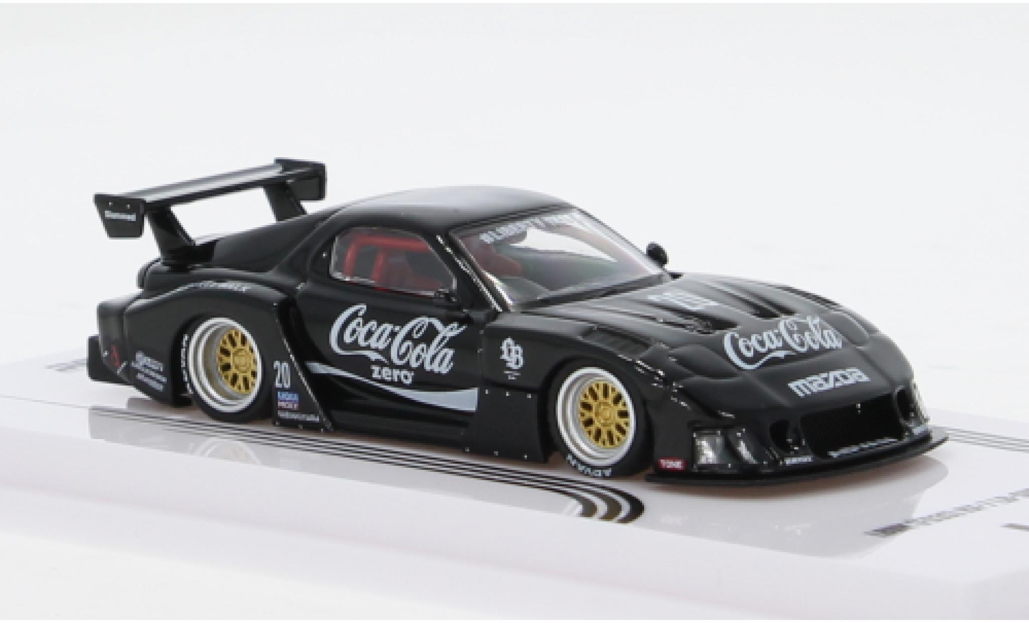 Mazda RX7 1/64 INNO64 (FD3S) LB- zwart 1:64 modelauto