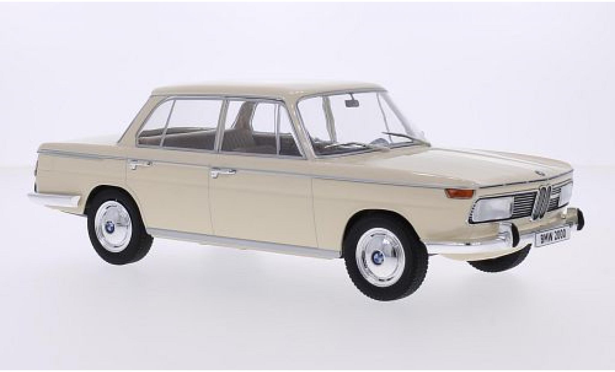 Bmw 2000 1/18 MCG tilux (Typ 120) beige 1966 les portes et capos ferm&eacute; modelauto