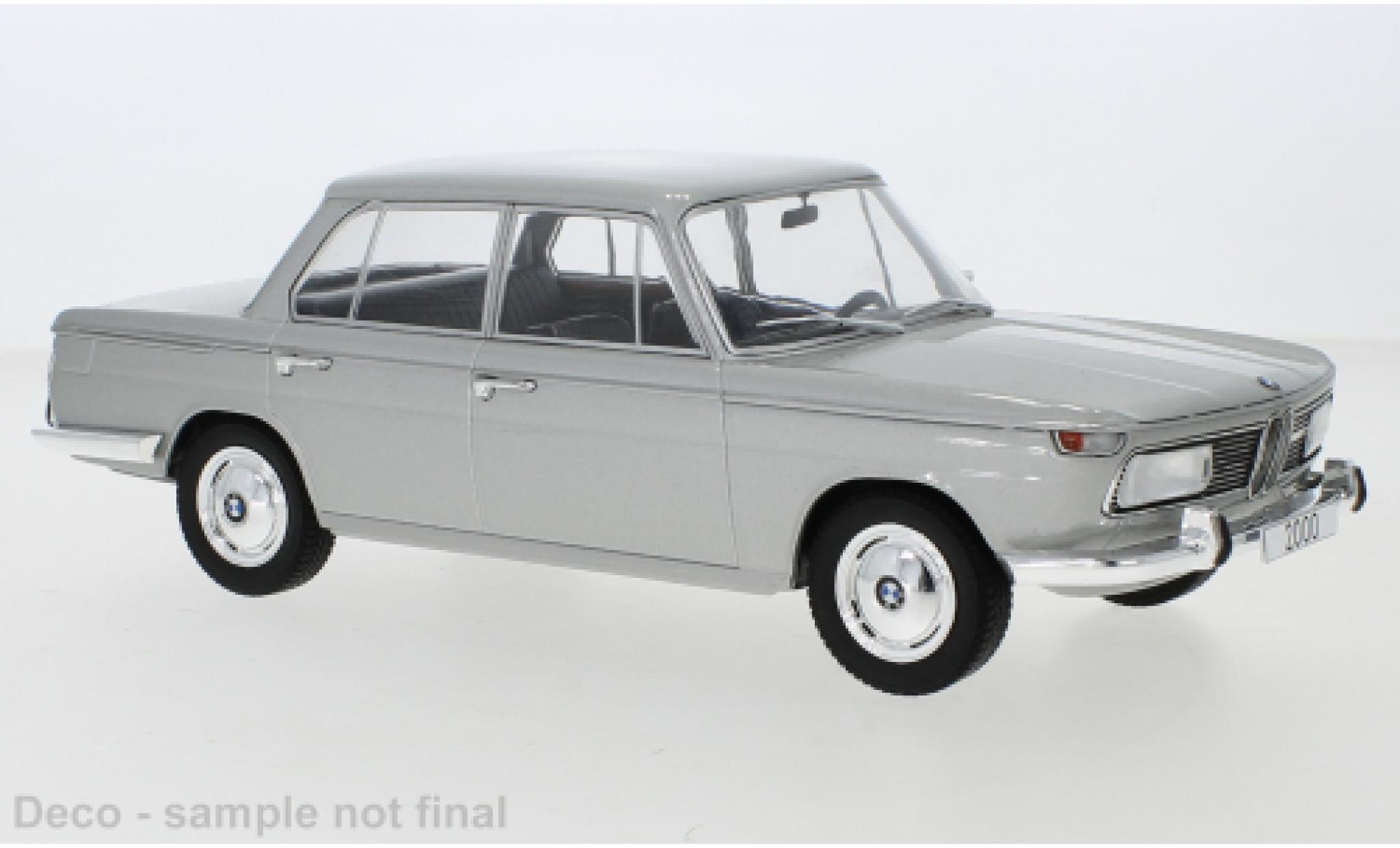 Bmw 2000 1/18 MCG (Typ 121) grijs 1966 modelauto