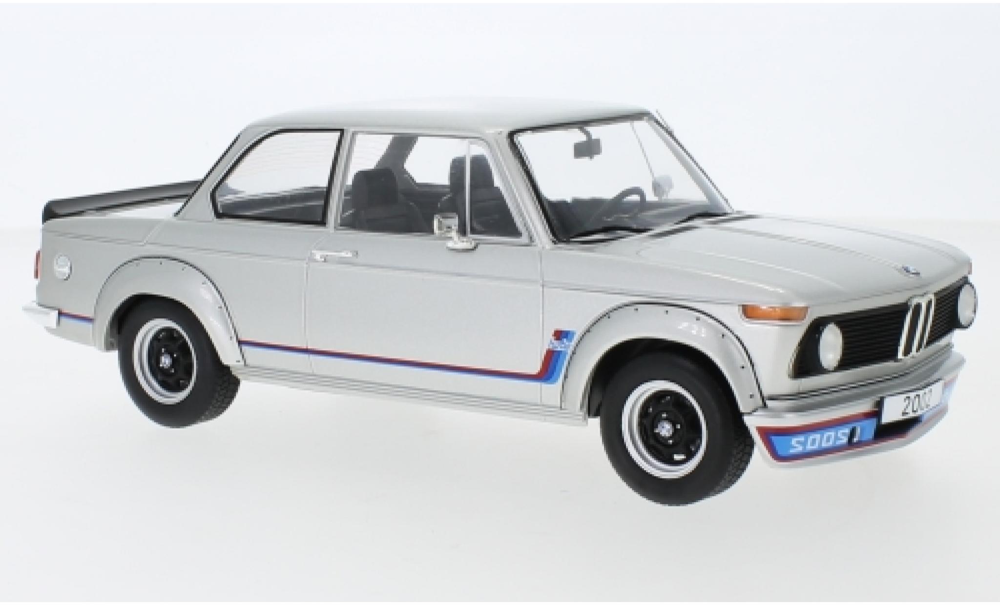 Bmw 2002 1/18 MCG Turbo grijs 1973 modelauto