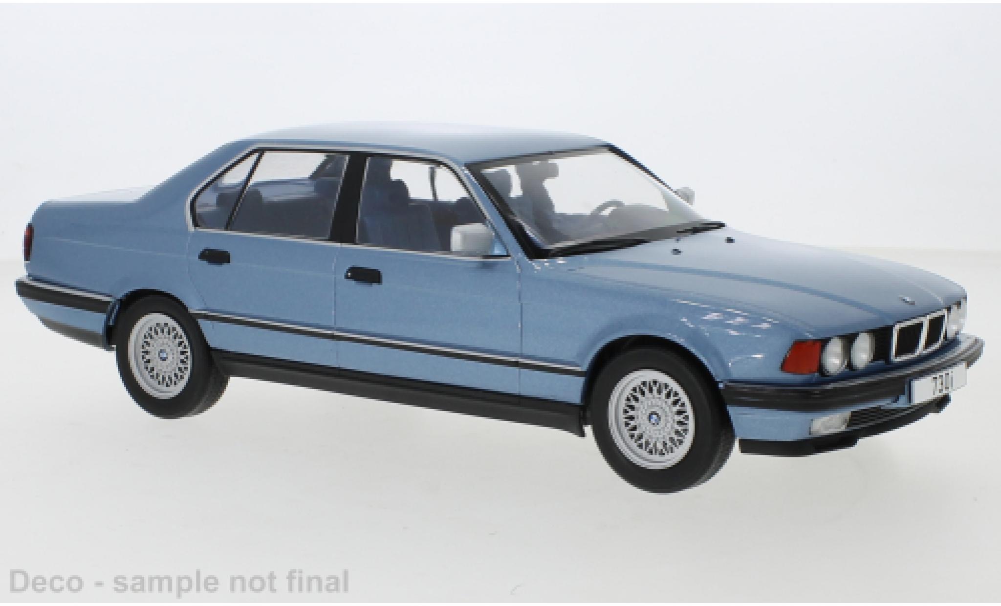 Bmw 730 1/18 MCG i (E32) metallic blauw 1992 7er / 7 Series modelauto