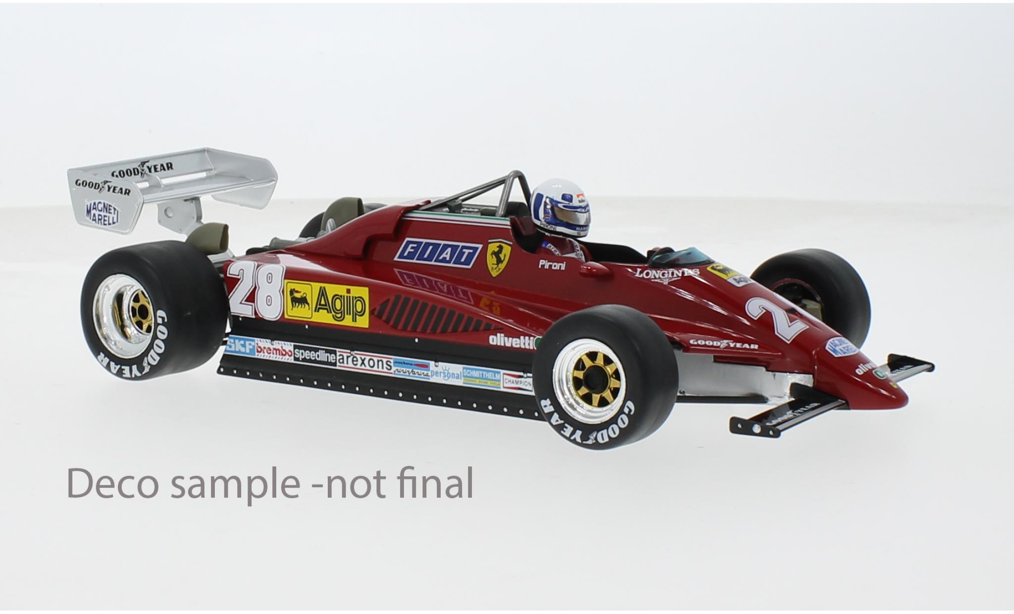 Ferrari 126 1/18 MCG C2 No.28 Scuderia SpA SEFAC Formel 1 GP Monaco 1982 1:18 modelauto