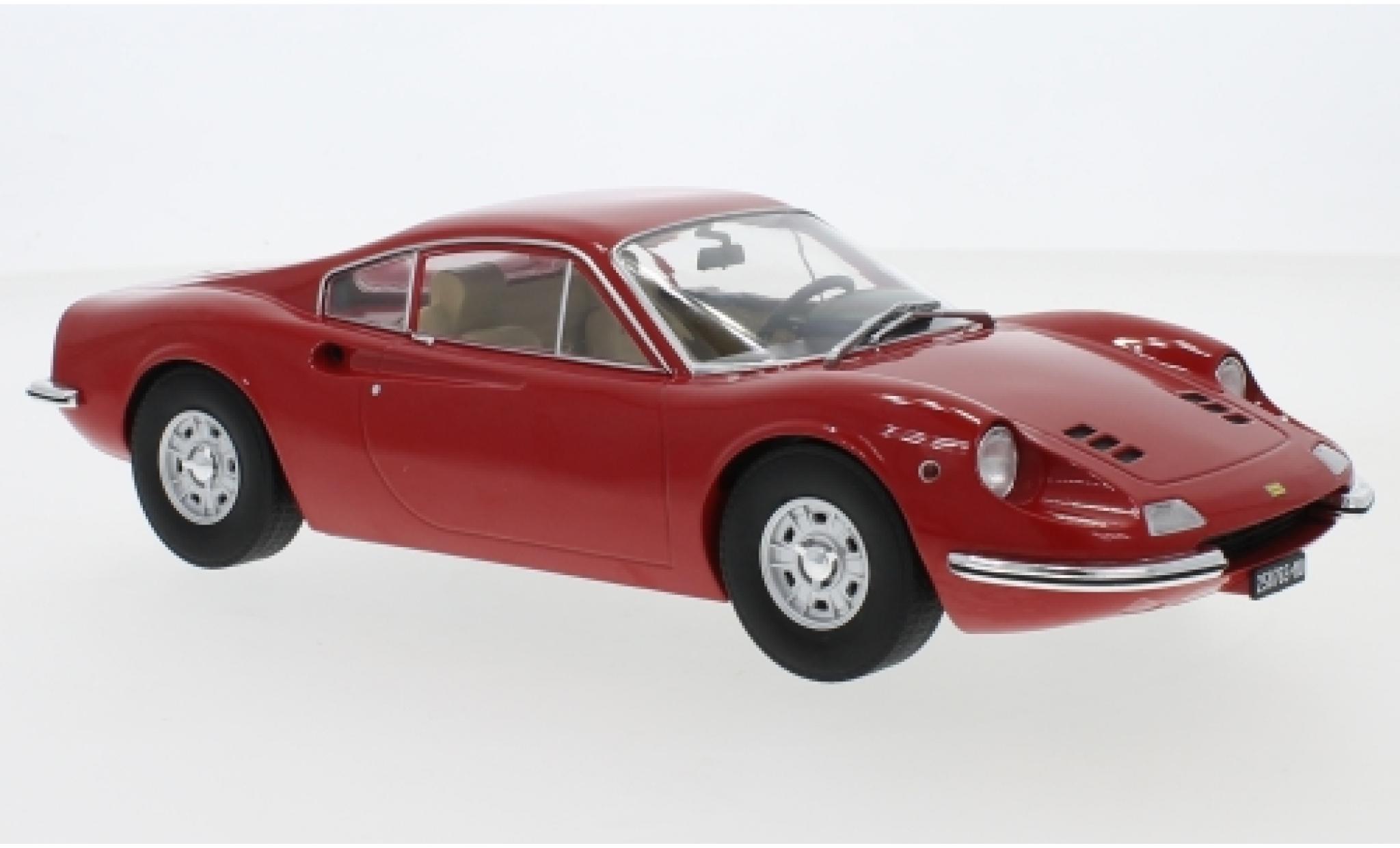 Ferrari Dino 1/18 MCG 246 GT rood 1969 modelauto
