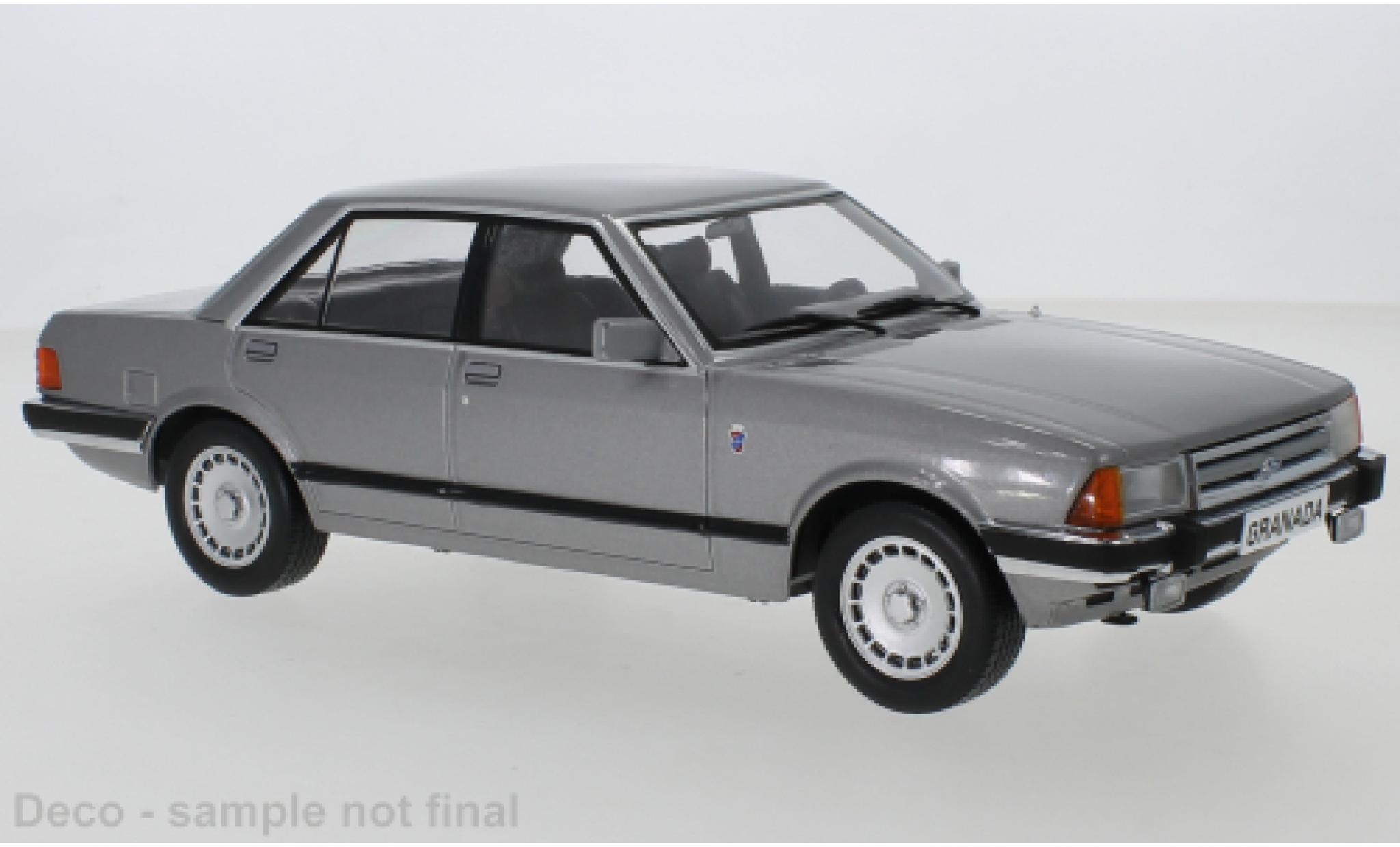 Ford Granada 1/18 MCG MK II 2.8 Ghia metallic grijs 1981 modelauto