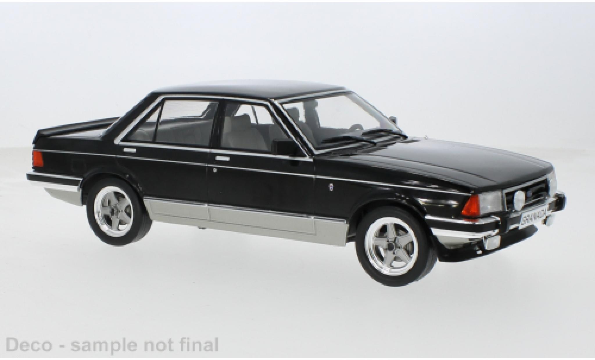 Ford Granada 1/18 MCG MK II 2.8 Injection zwart/metallic grijs 1982 1:18 modelauto